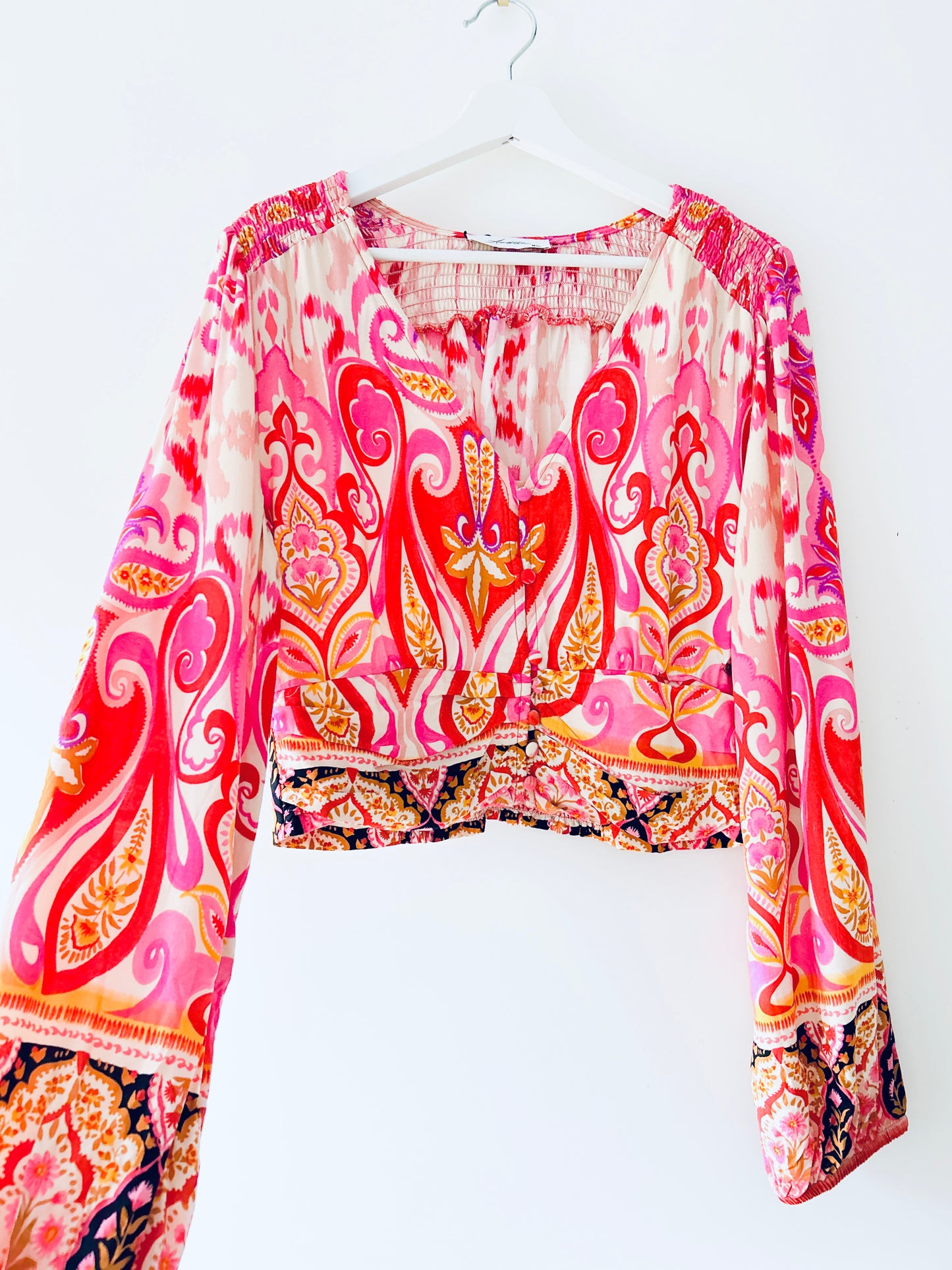 Crop top - Bella roze
