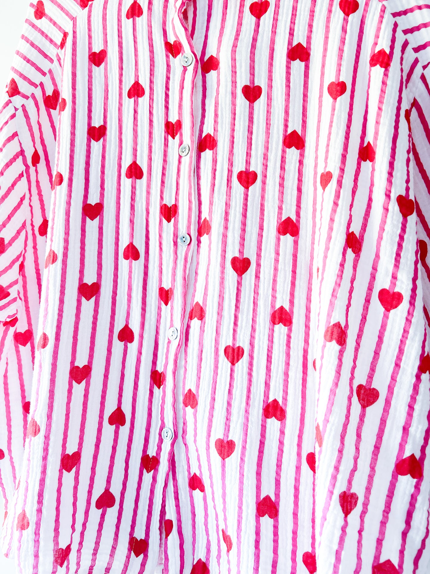 Blouse - Love March fuchsia/rood