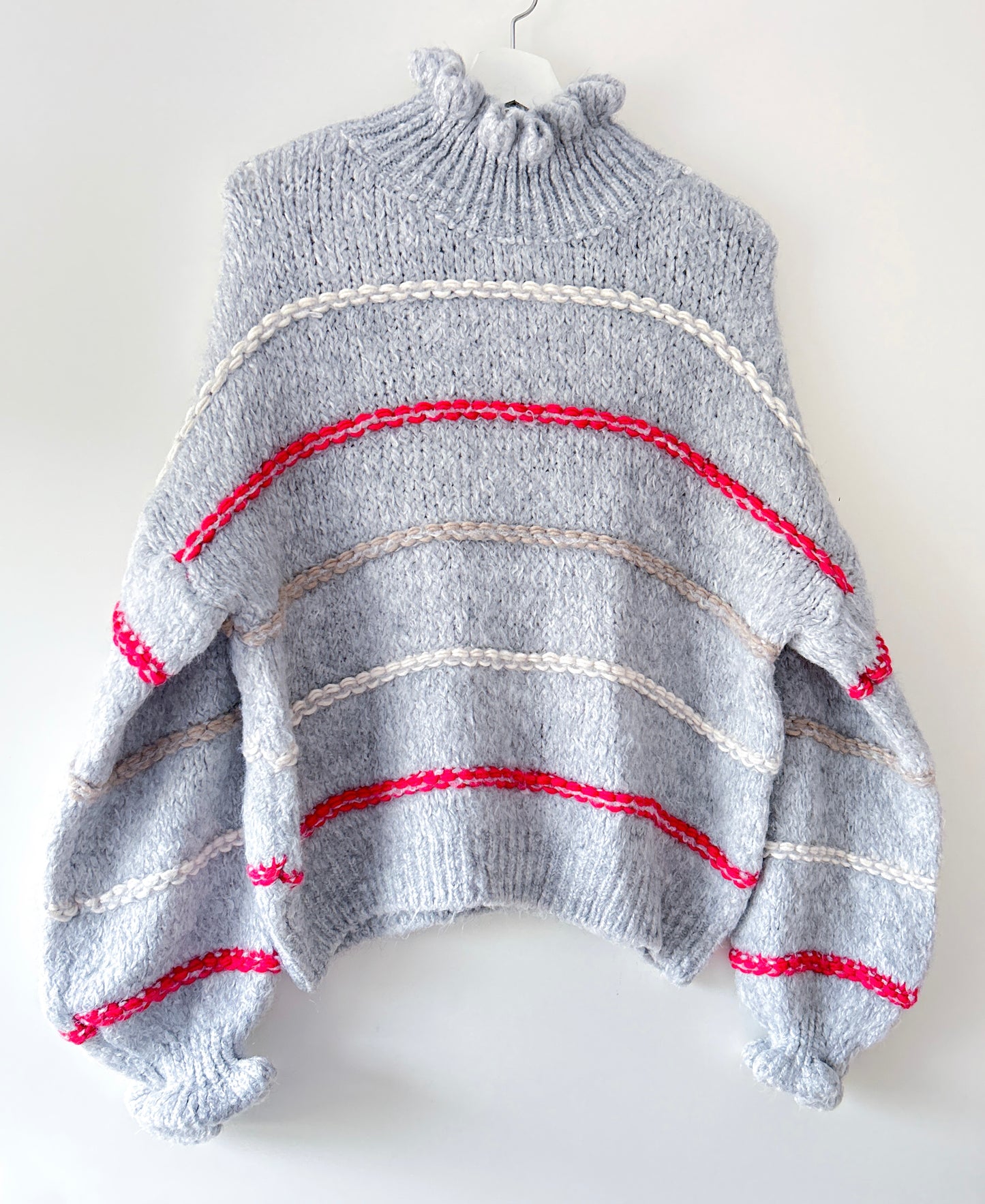 Trui - Ruffle Grijs