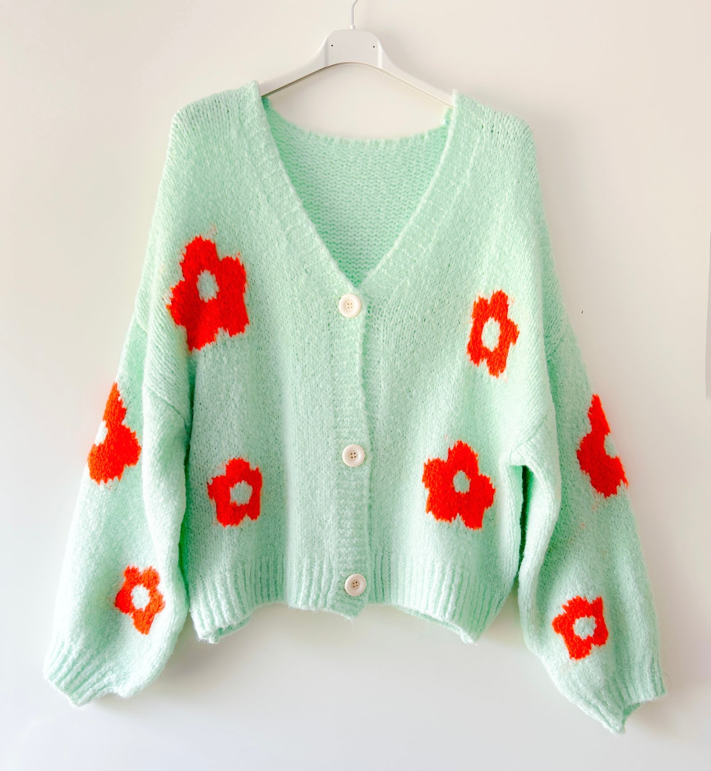 Vest - Flower mintgroen