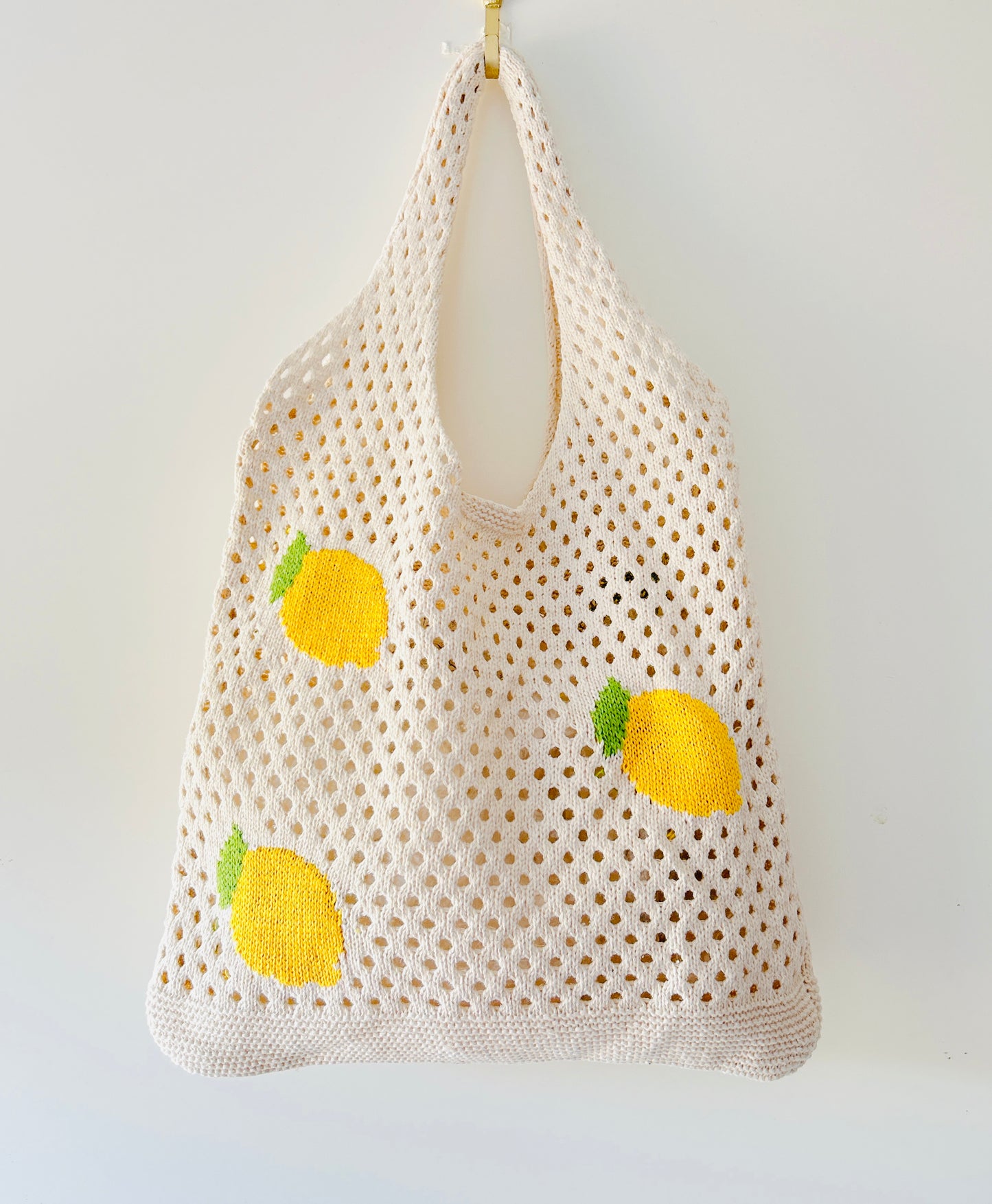 Tas - Crochet Tas Met Citroën Creme