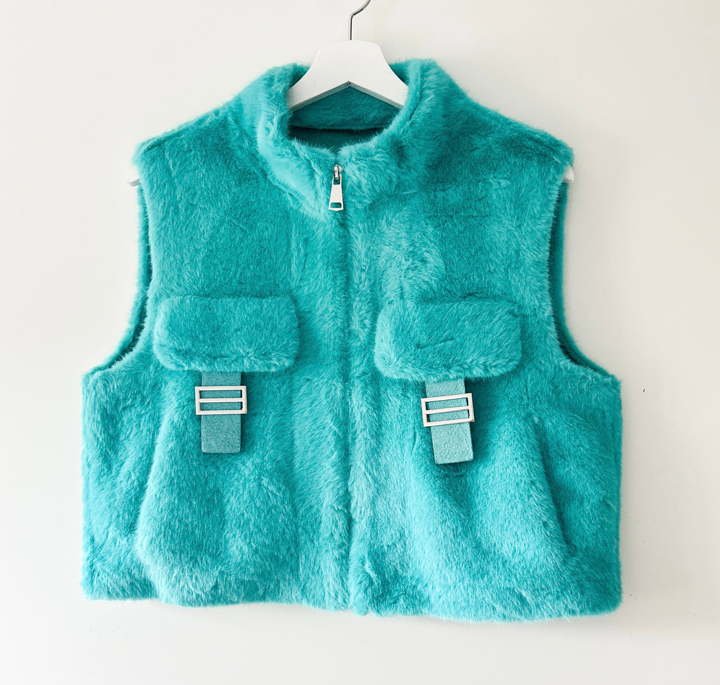 Bodywarmer - Fluffy May turqouise