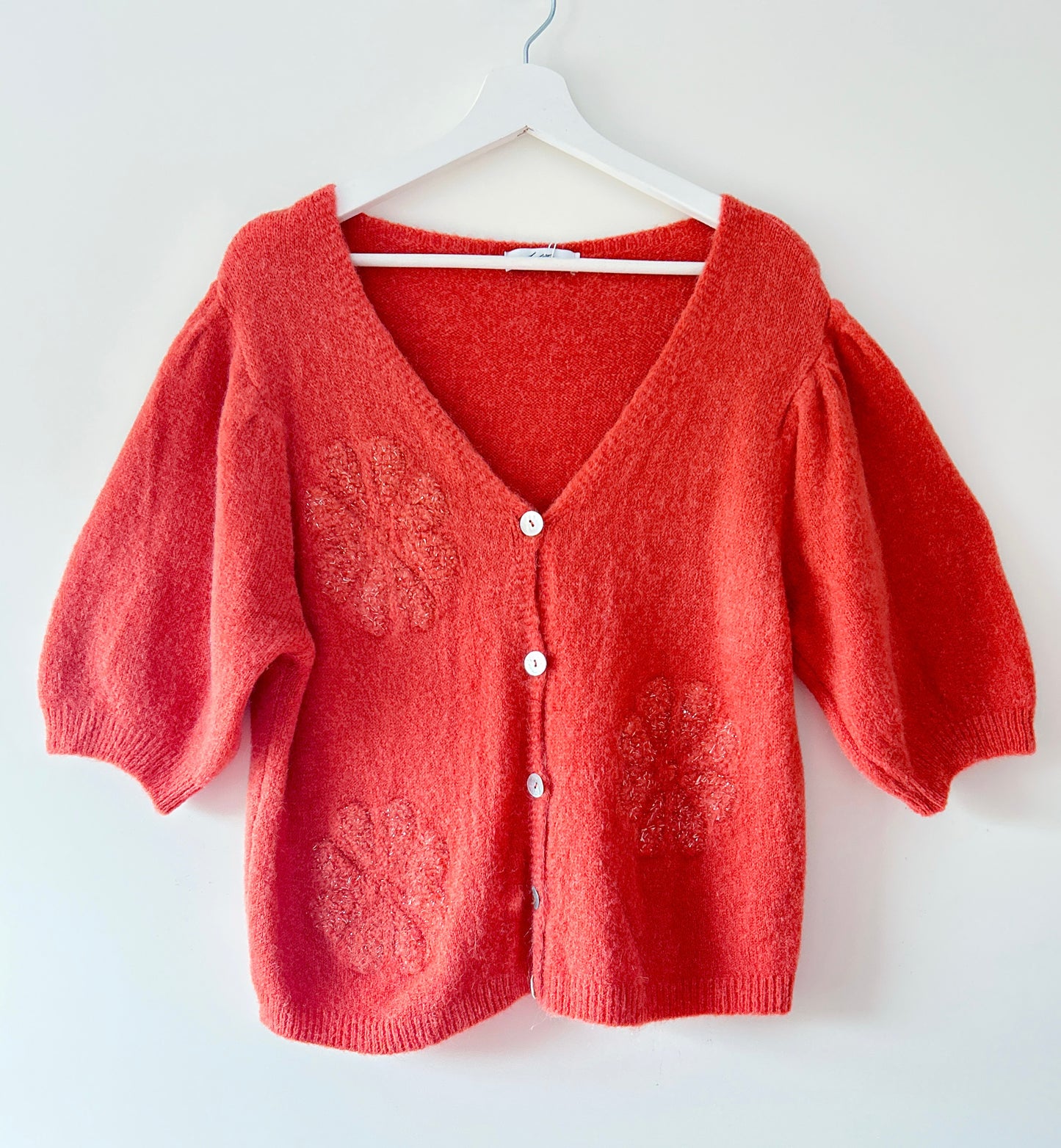 Knitted vest - Dina orange