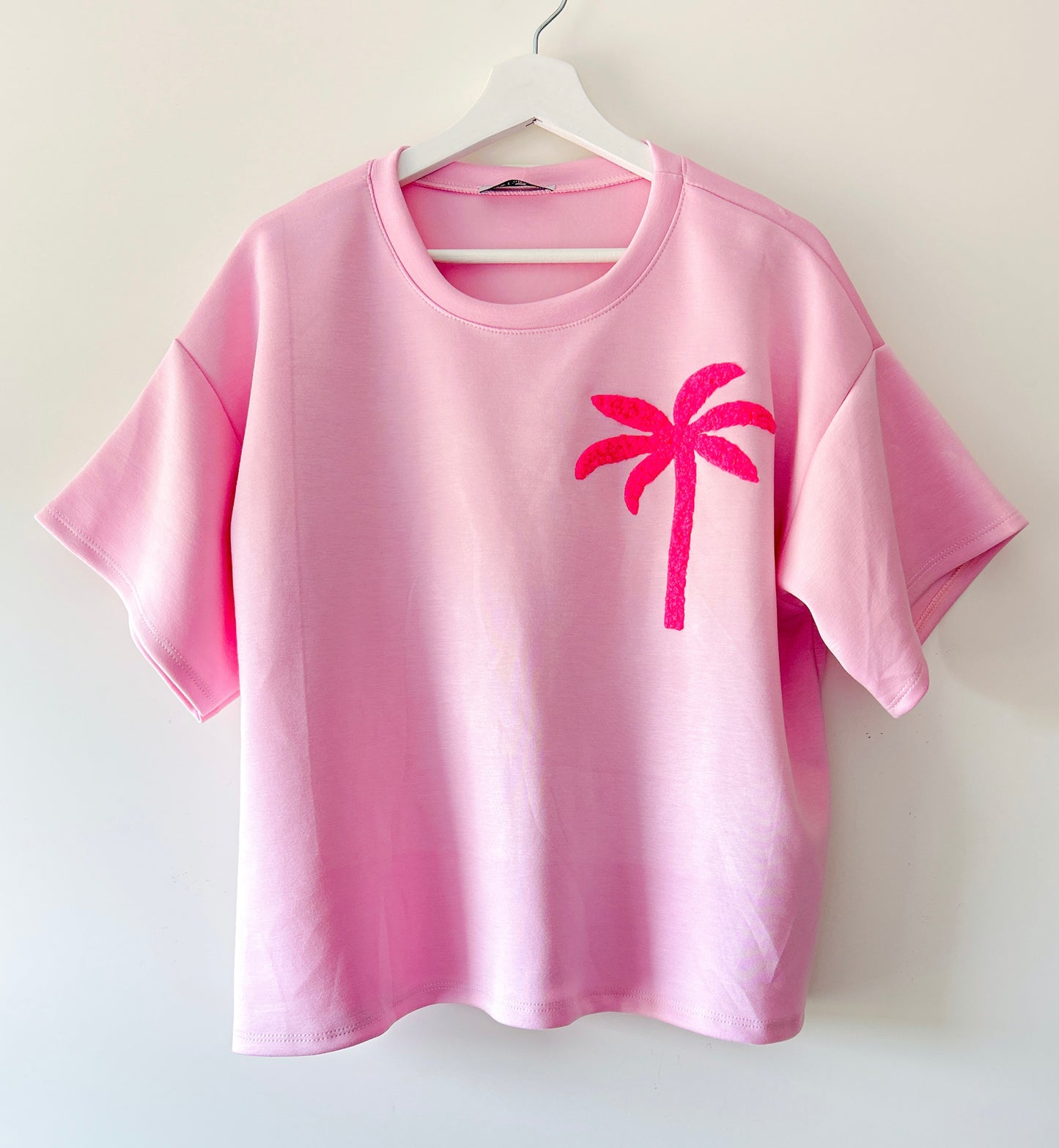 Tweedelig set - palmtree pink