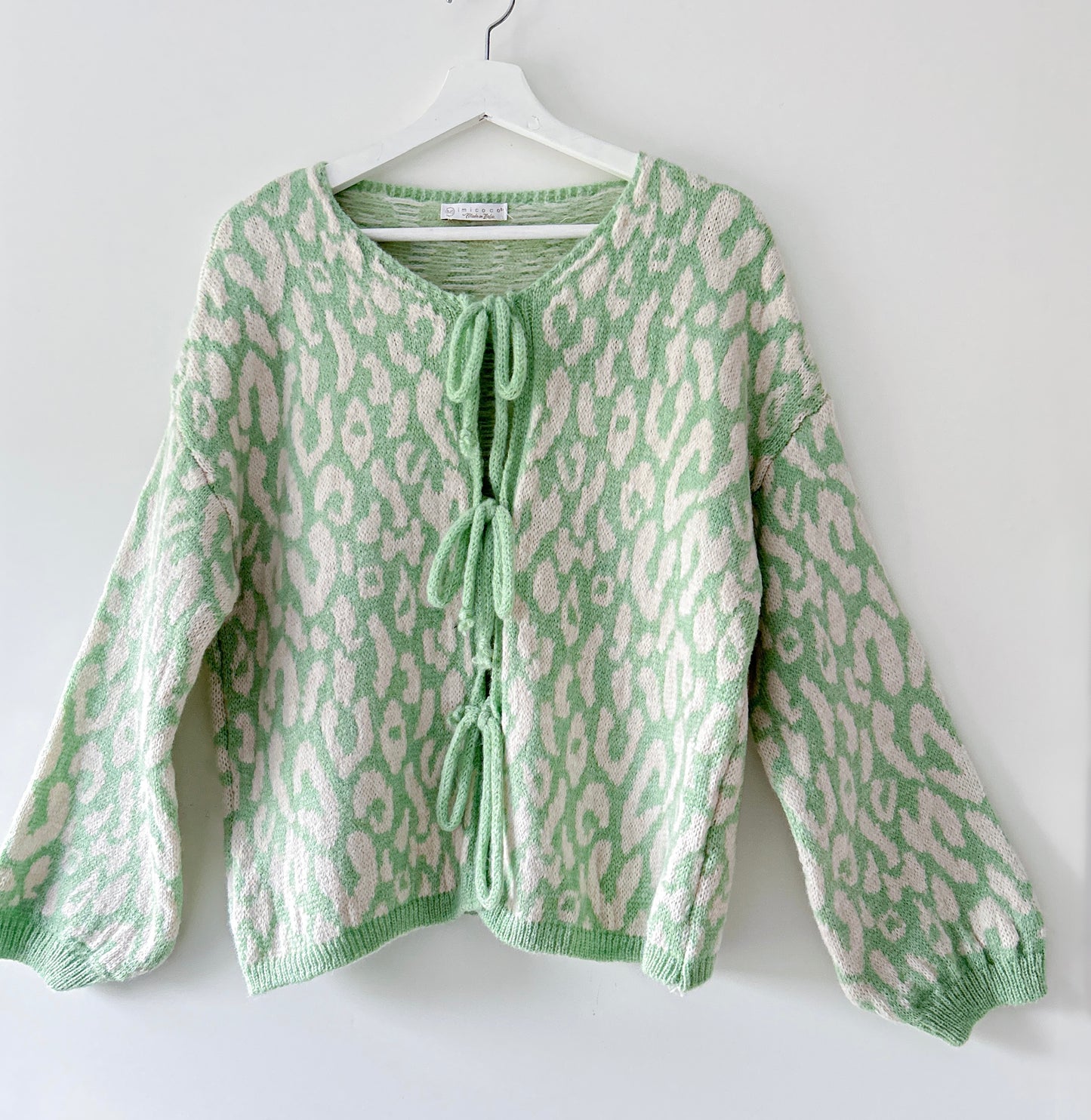Vest - Giani Luipaard Mintgroen