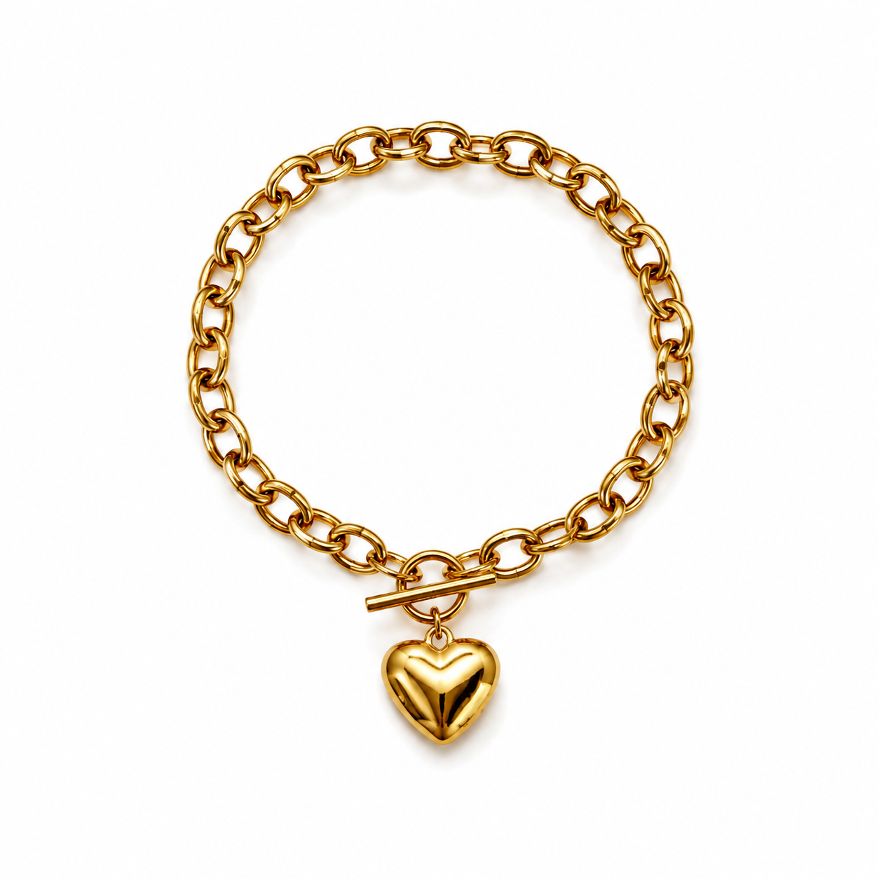 Amour heart armband