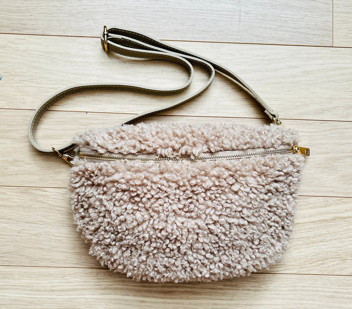Teddy schoudertas - Mason Taupe/beige