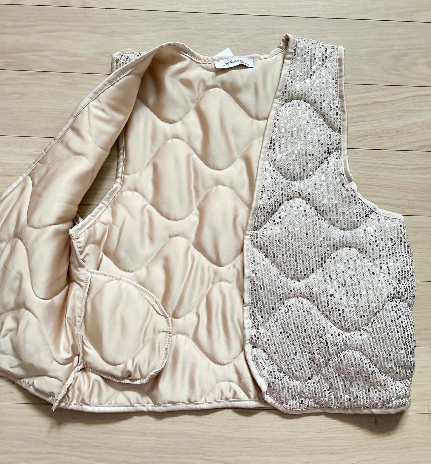 Gilet - Gianova goud/zilver