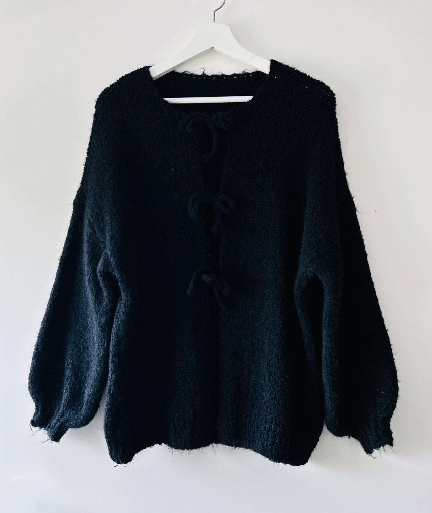 Knitted Vest - Elsa black