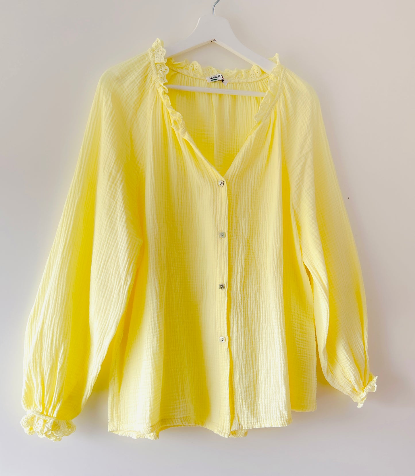 Blouse - Libelle geel