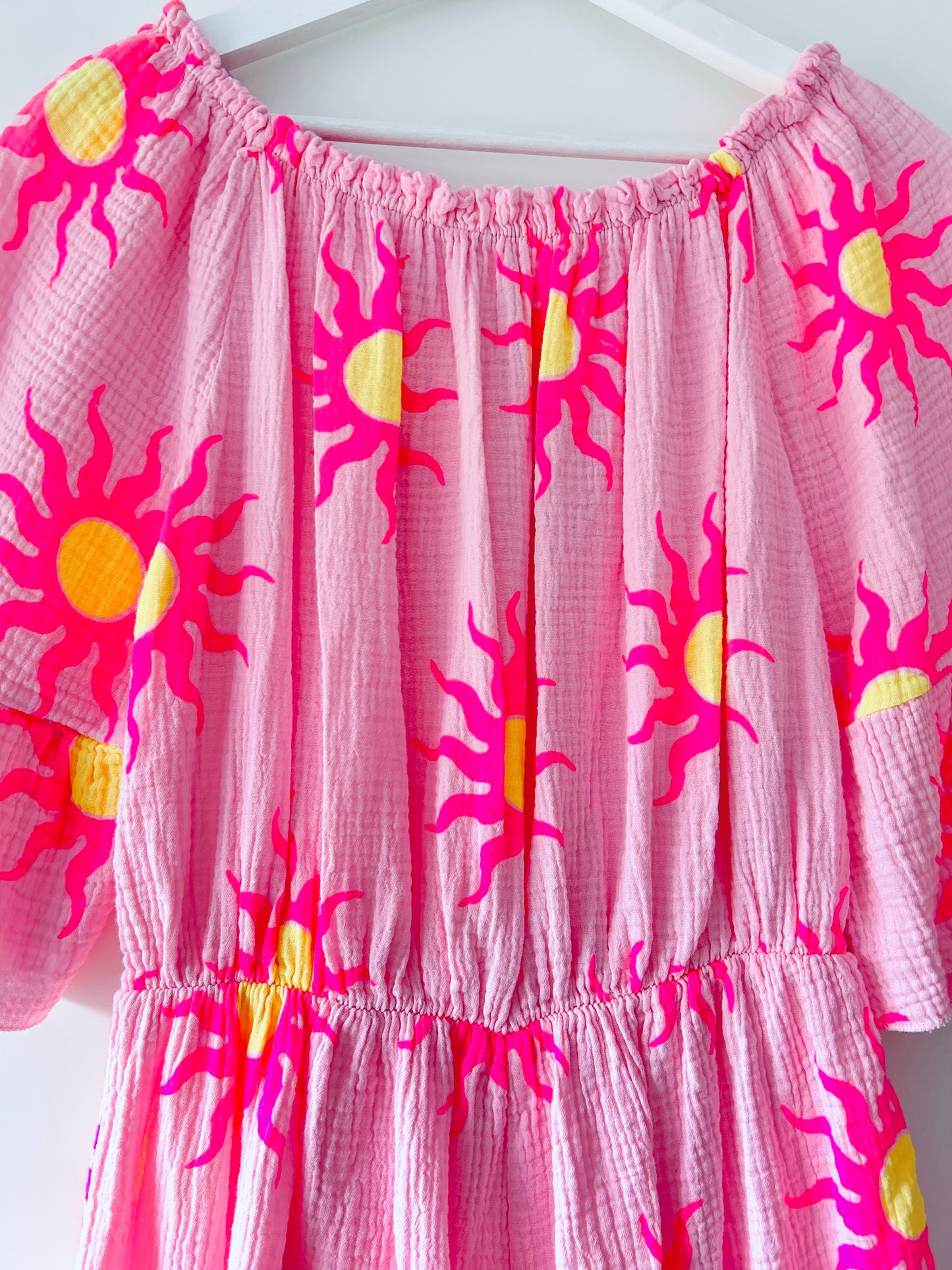 Playsuit - Sunny Neon-roze/geel