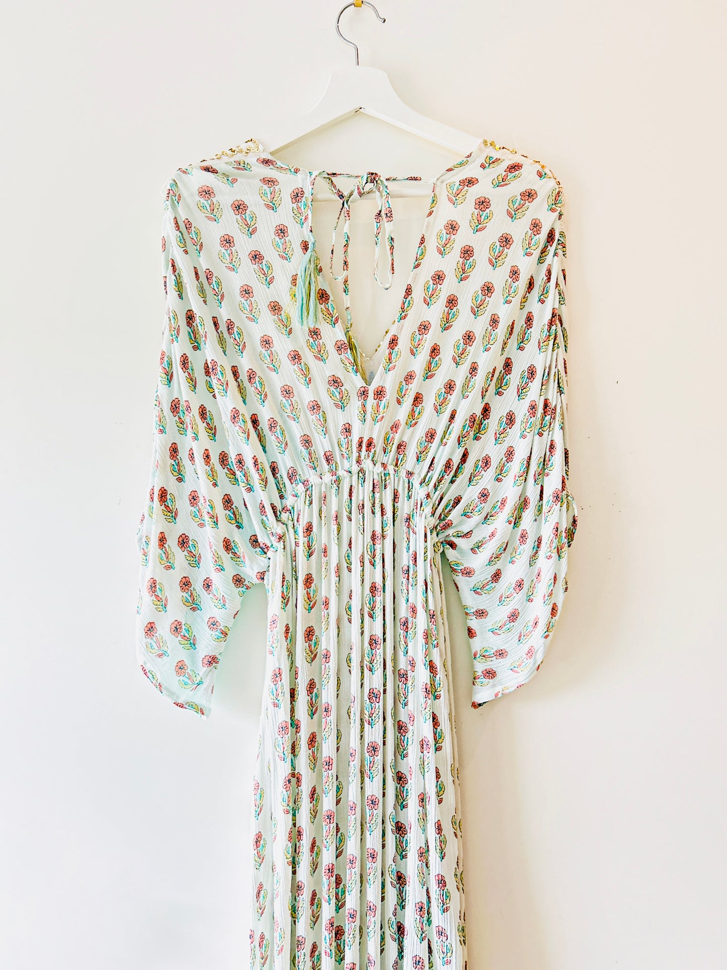 Jurk - Bohemian beach turquoise