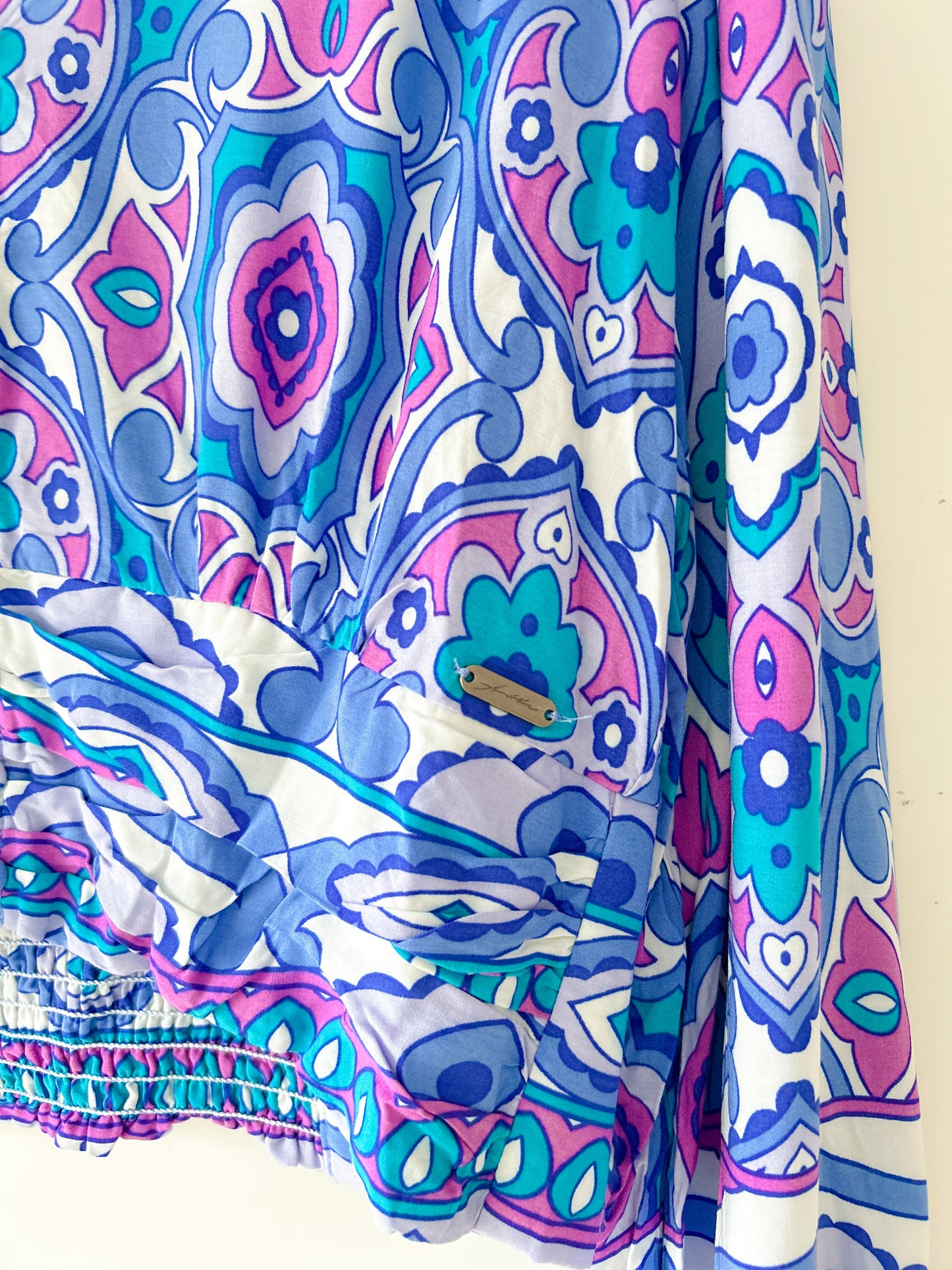 Crop top - Bella blauw