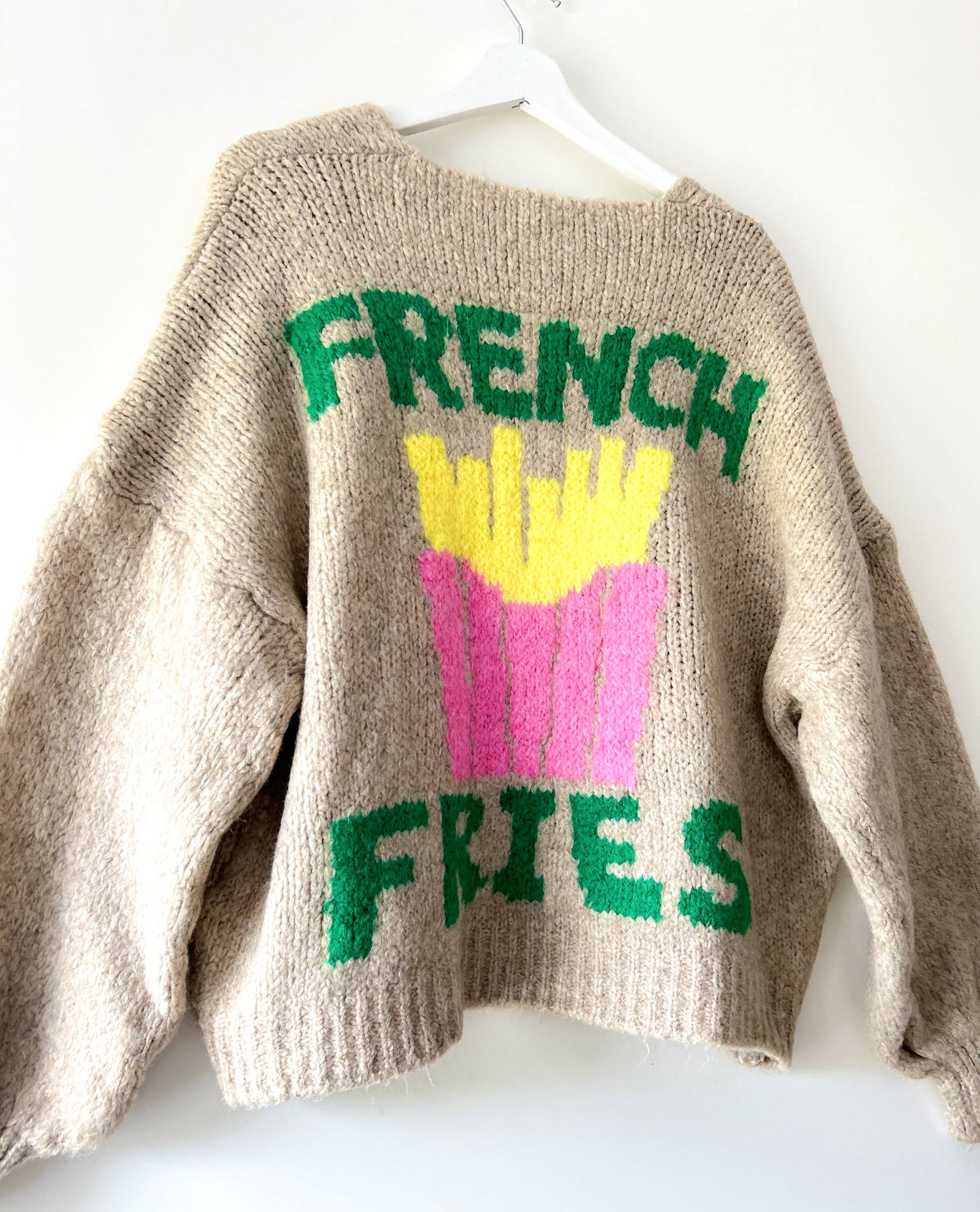 Vest - Love French Fries Beige