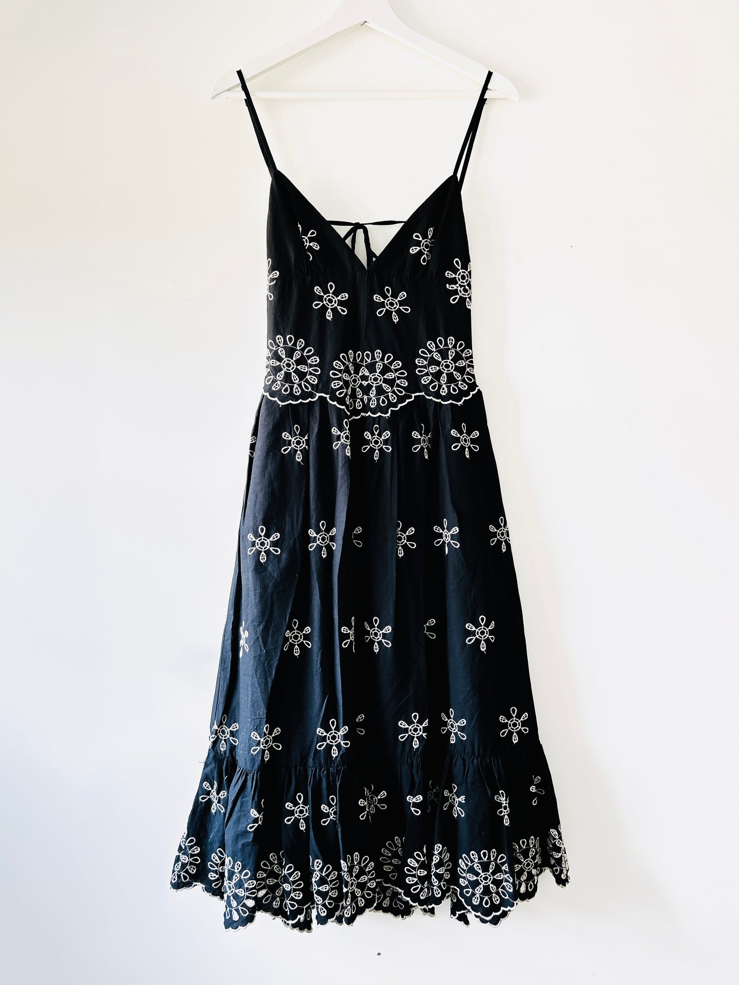 Zara embroidered dress