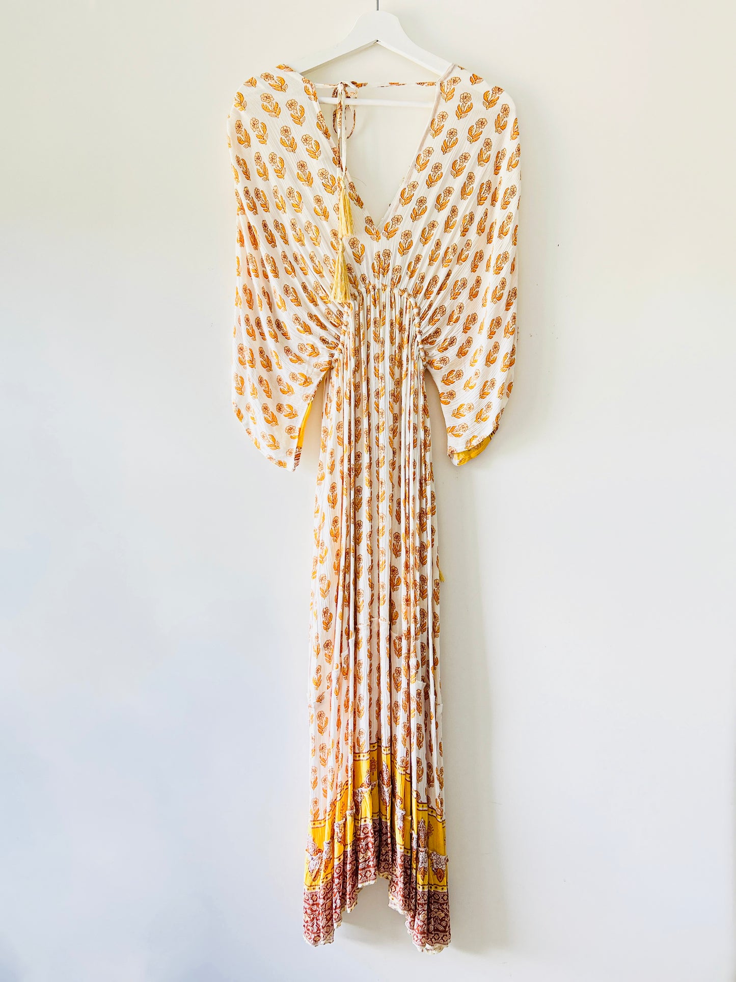 Jurk - Bohemian beach oranje