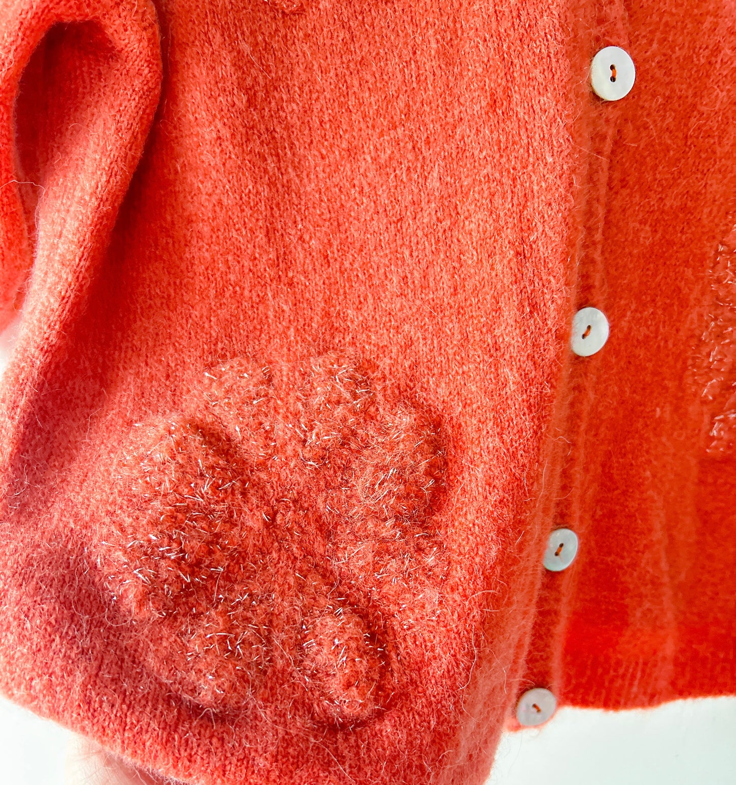 Knitted vest - Dina orange
