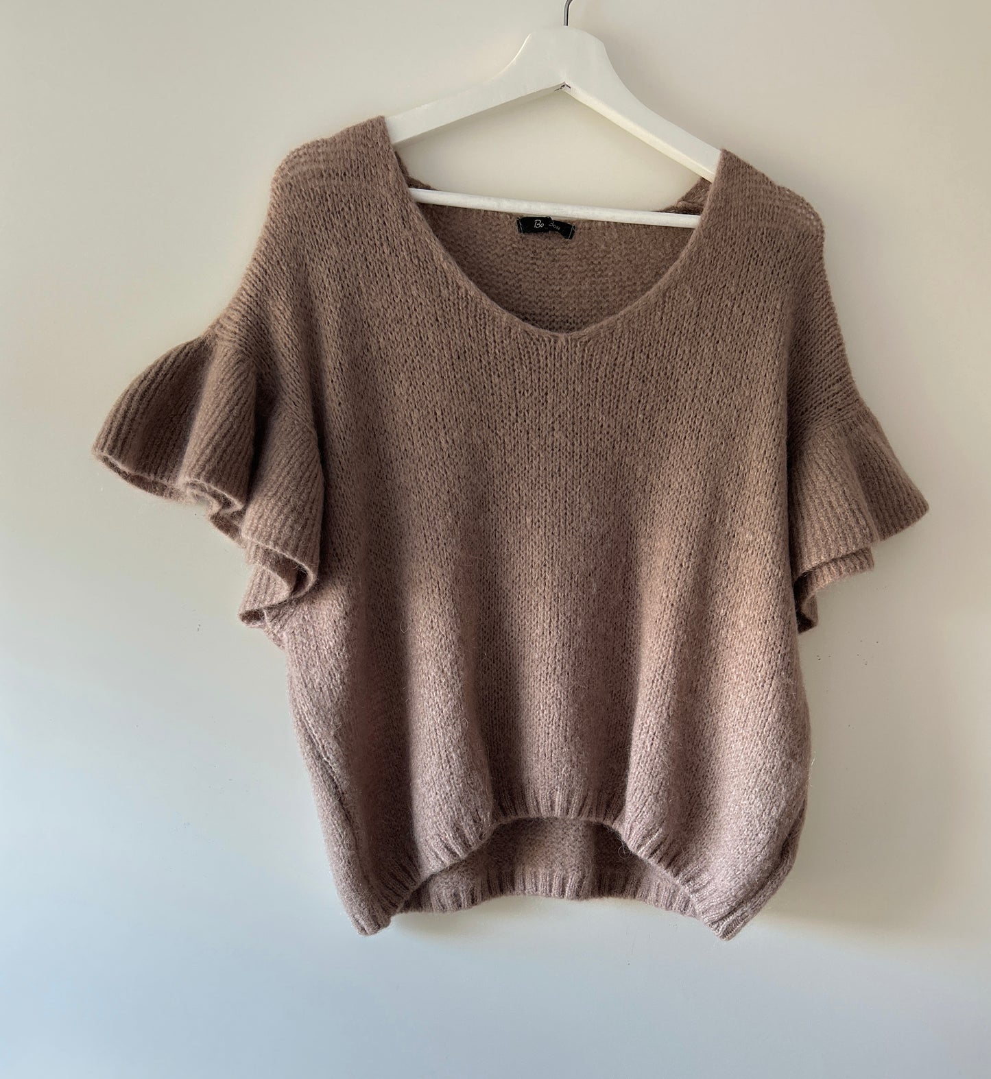 Sweater s/s - Eefje brown