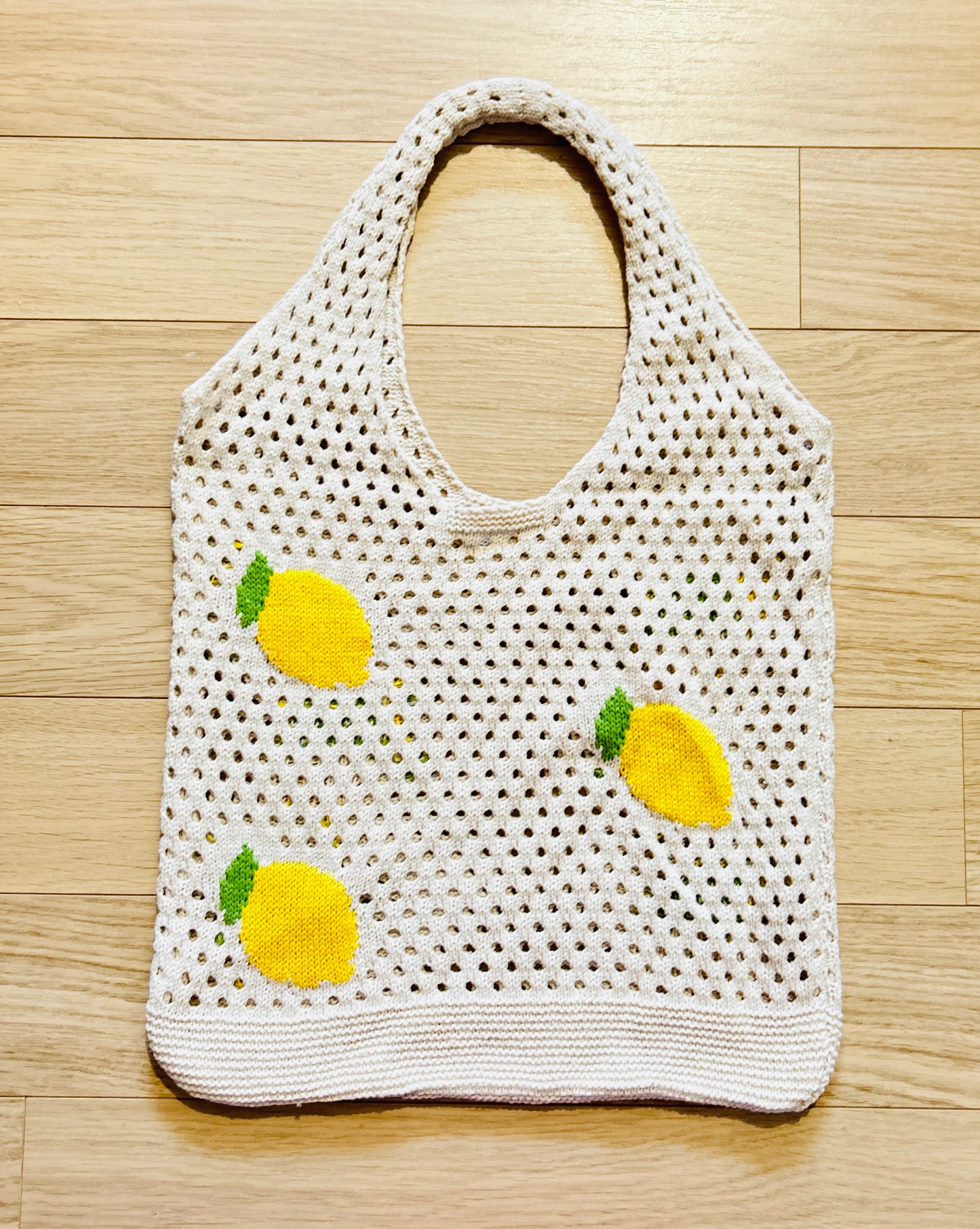Tas - Crochet Tas Met Citroën Creme