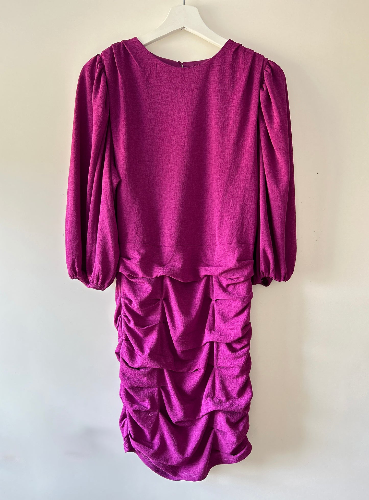 Purple pleated dress My Jewelery