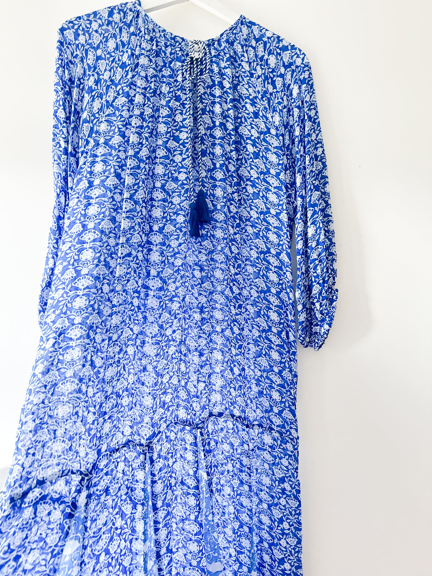 Asymmetrical long dress Zara