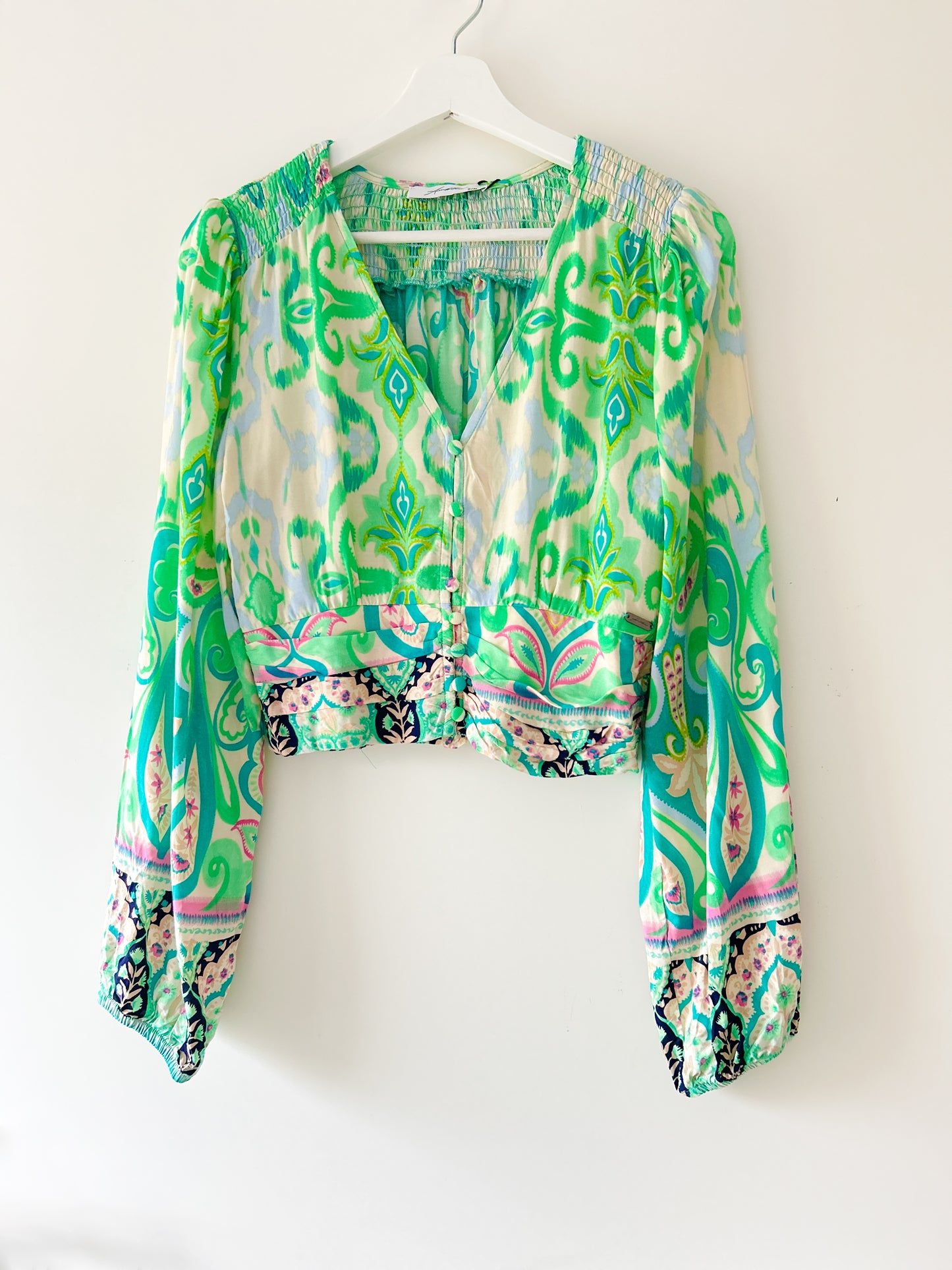 Crop top - Bella groen