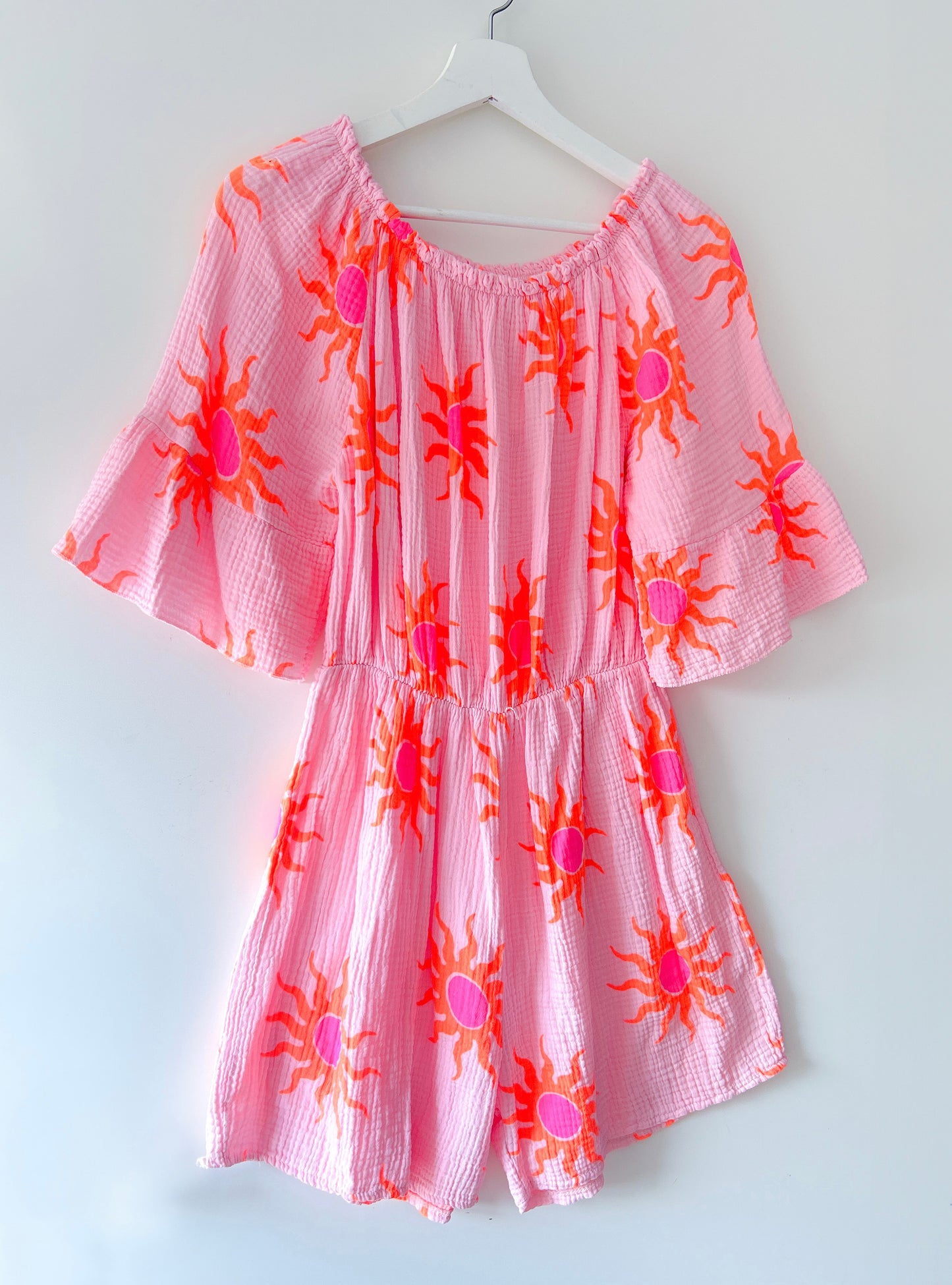 Playsuit - Sunny Neon-roze/oranje