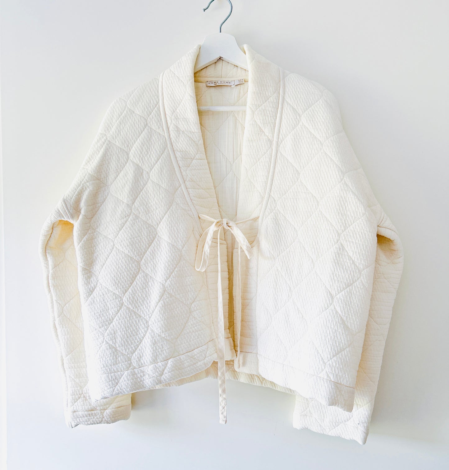 Cream kimono padded jacket Zara Home