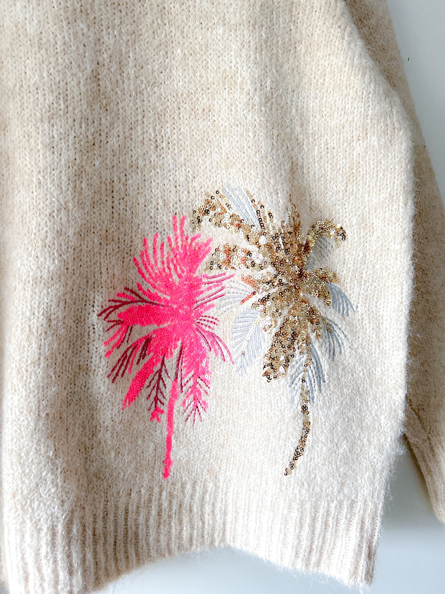 Knitted sweater - Isa beige