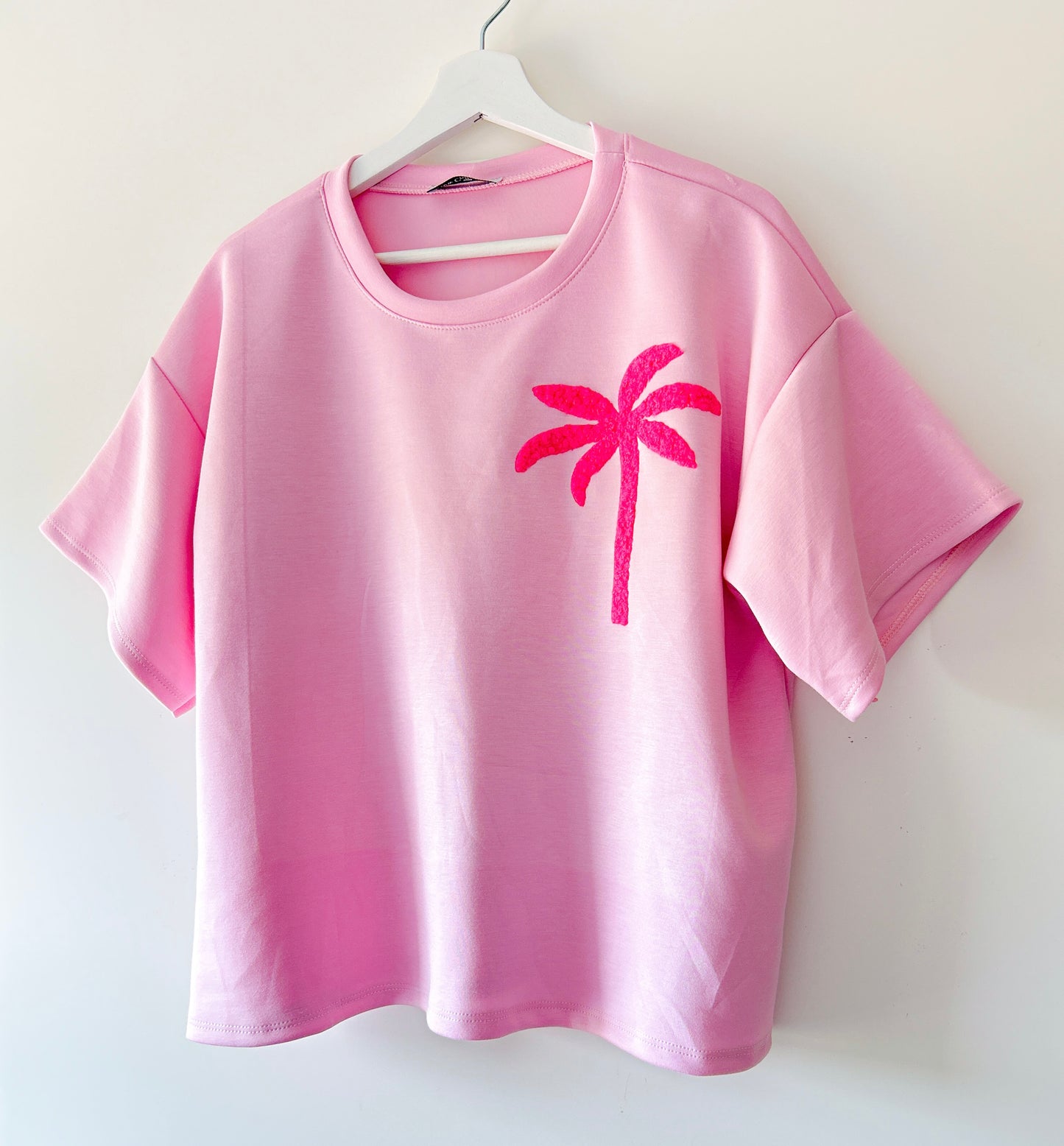 Tweedelig set - palmtree pink