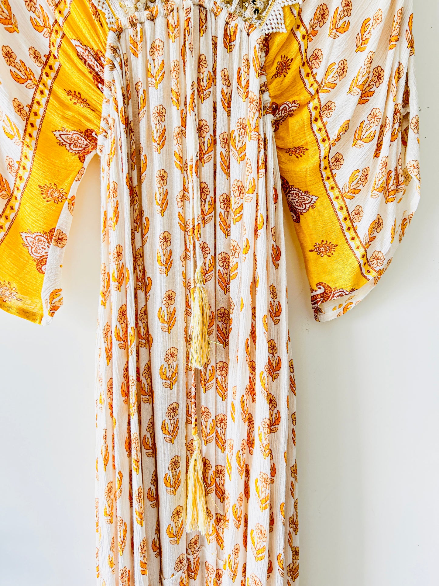 Jurk - Bohemian beach oranje