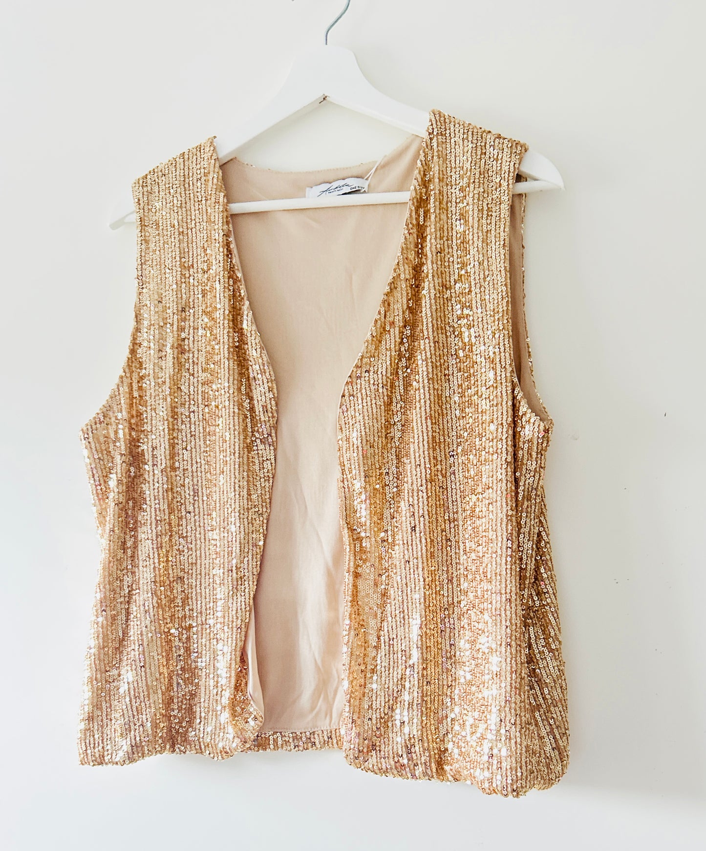 Gilet - Glam goud