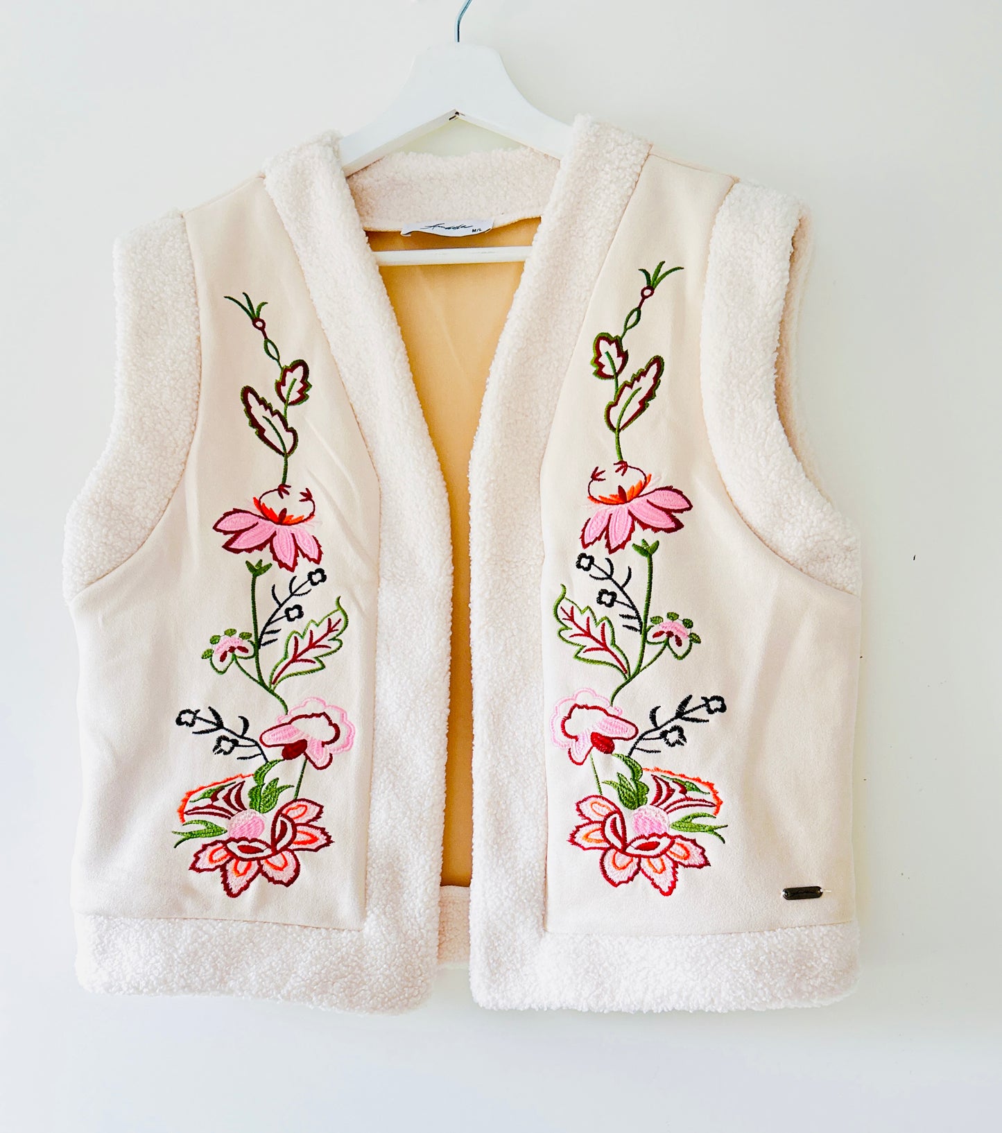 Gilet - June cremé/wit