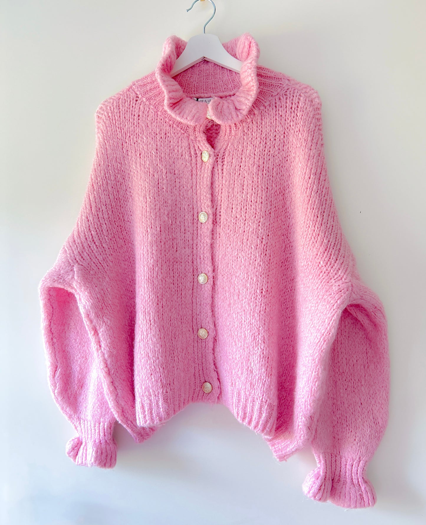 Knitted Vest - Juliette Pink