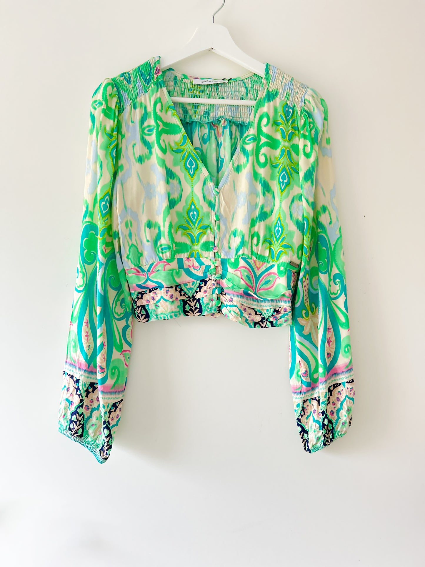 Crop top - Bella groen