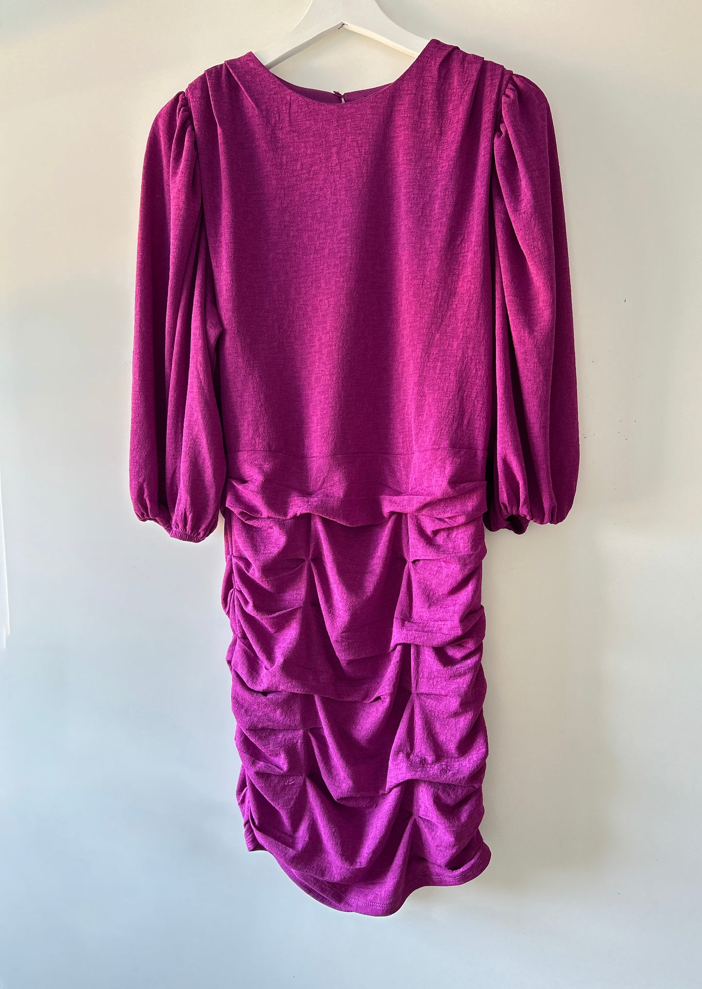 Purple pleated dress My Jewelery