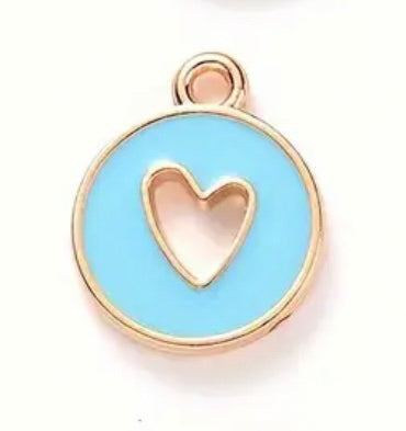 Hartje rond blauw