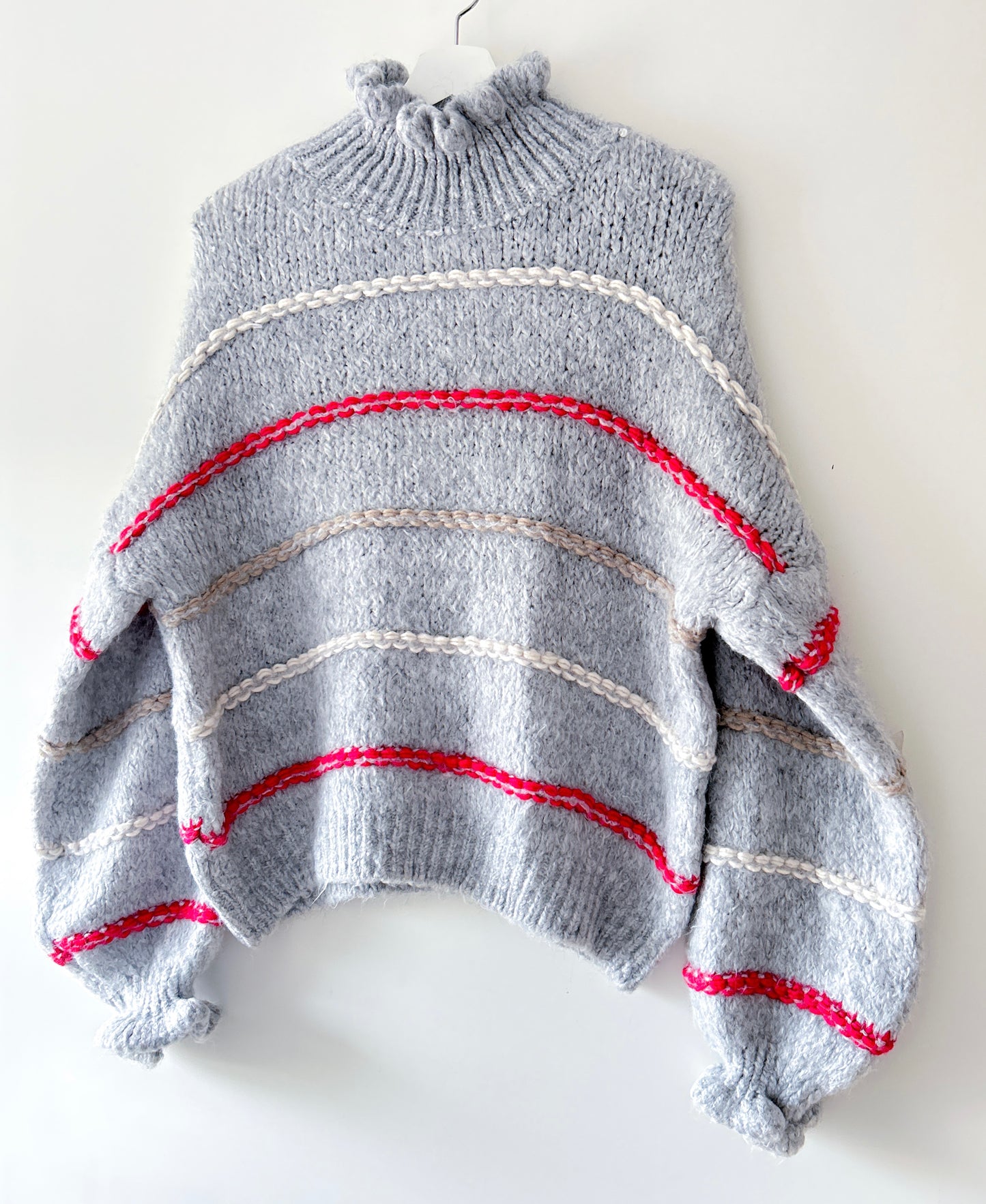 Trui - Ruffle Grijs