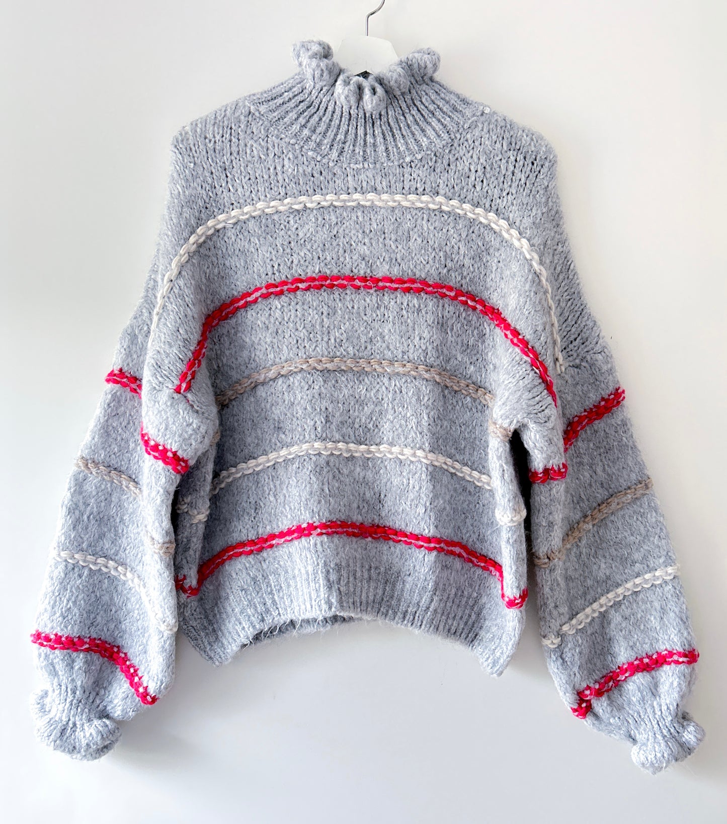 Trui - Ruffle Grijs