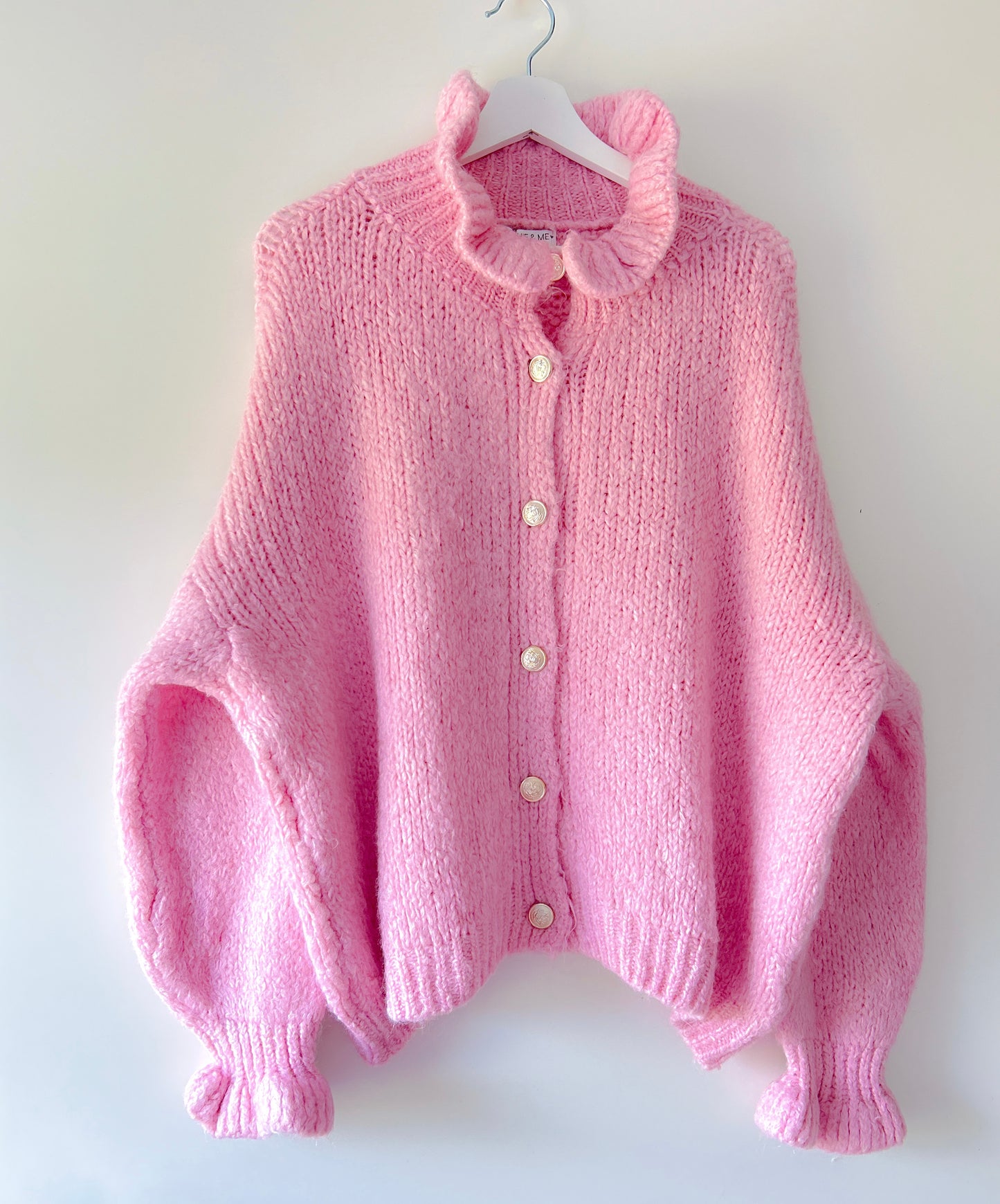 Knitted Vest - Juliette Pink