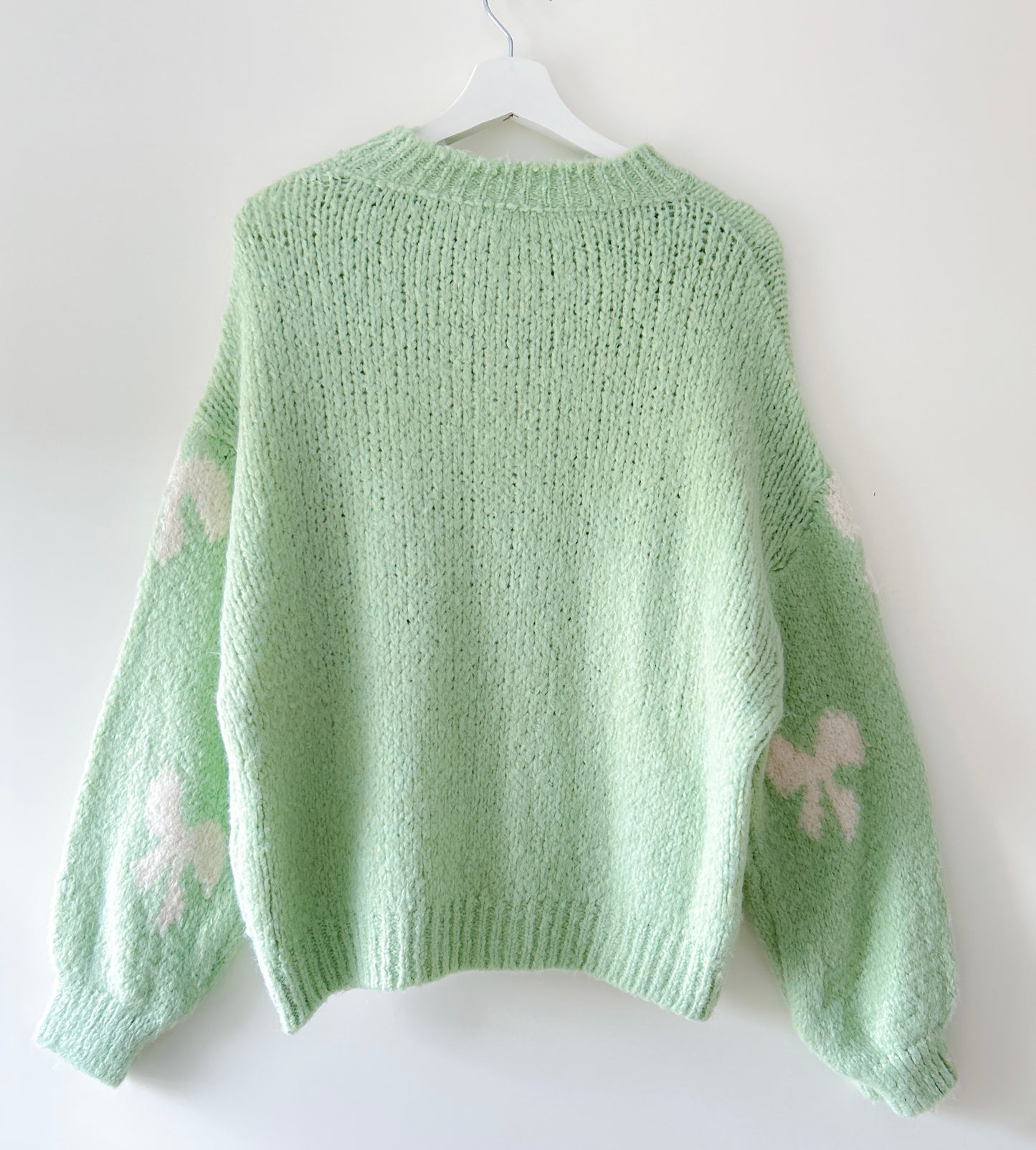 Trui - Bow mintgroen