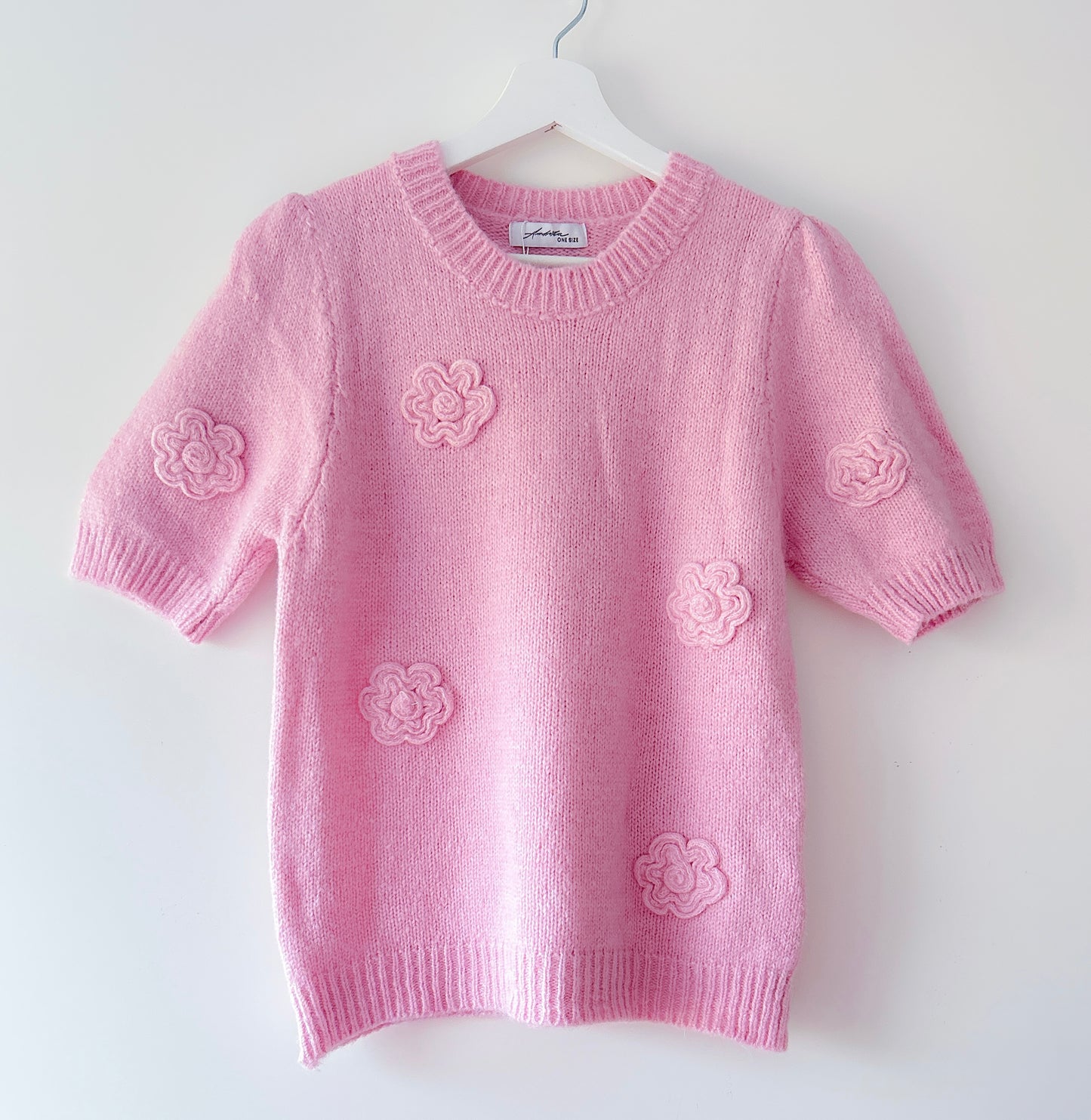 Trui - Floral roze