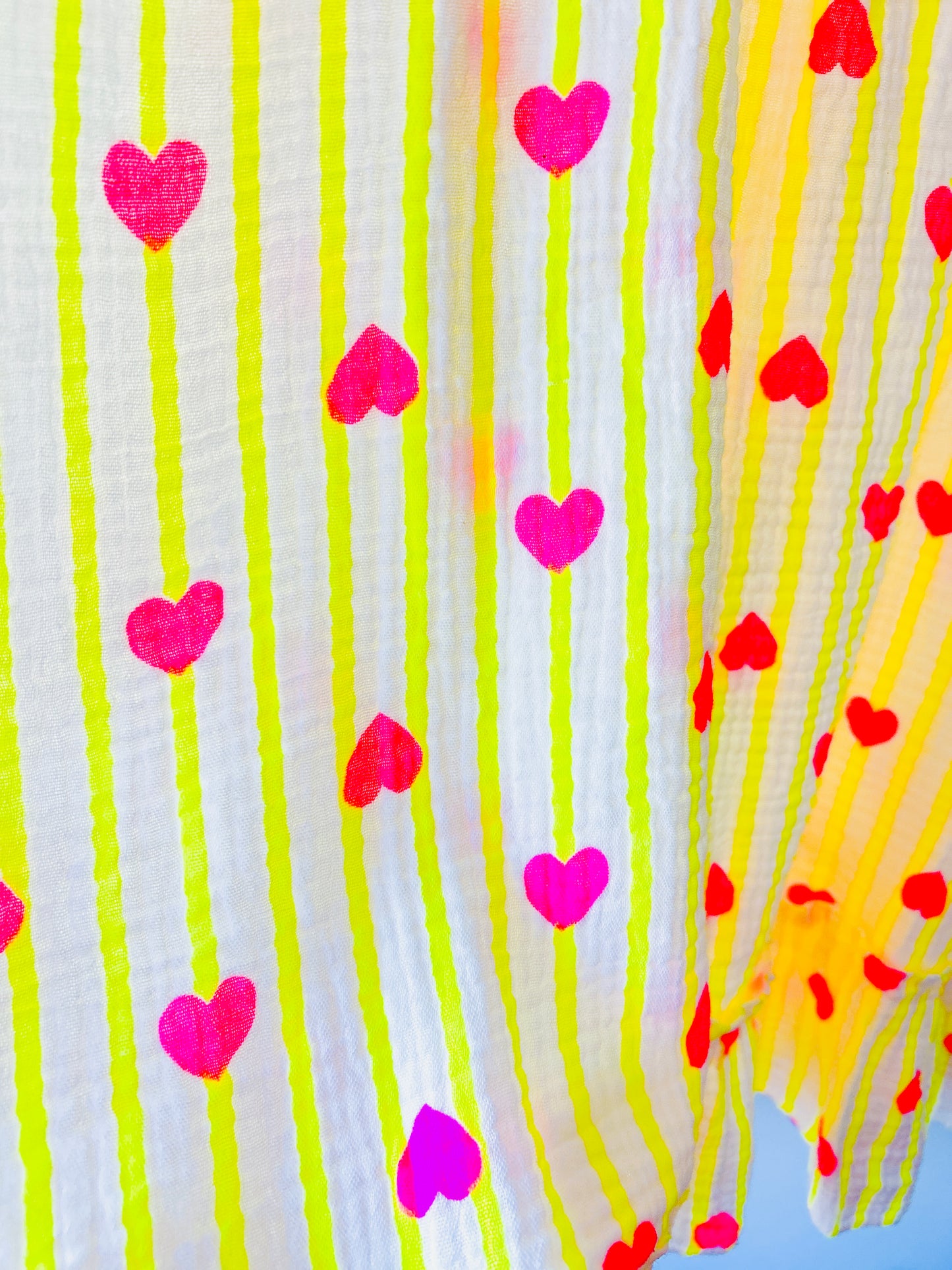 Jurk - Summer neon-geel
