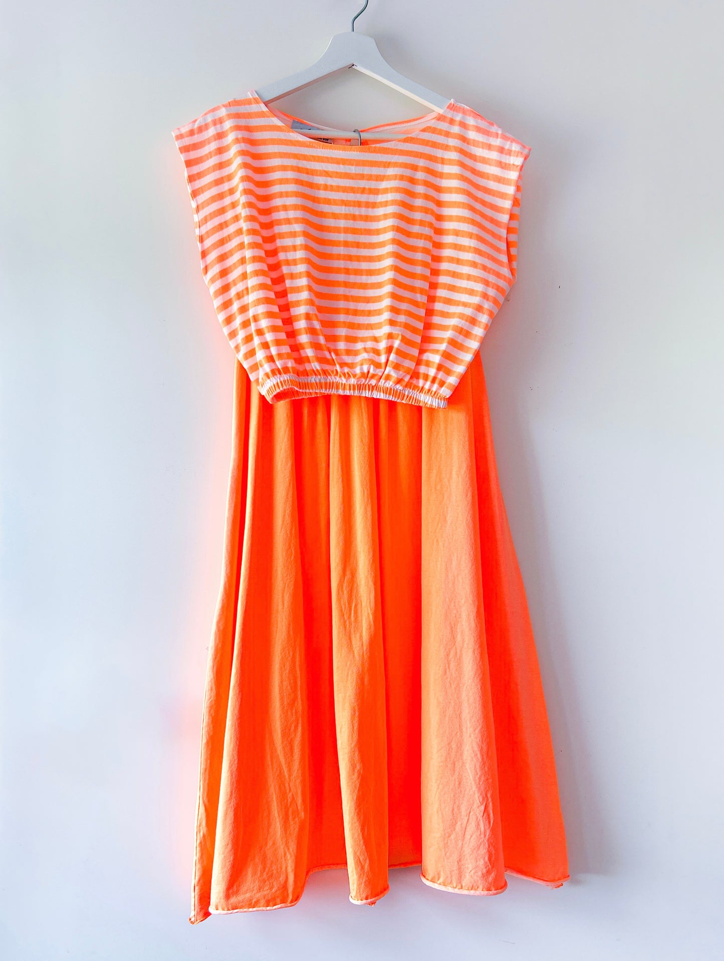 Tweedelige set - Neon-oranje stripe
