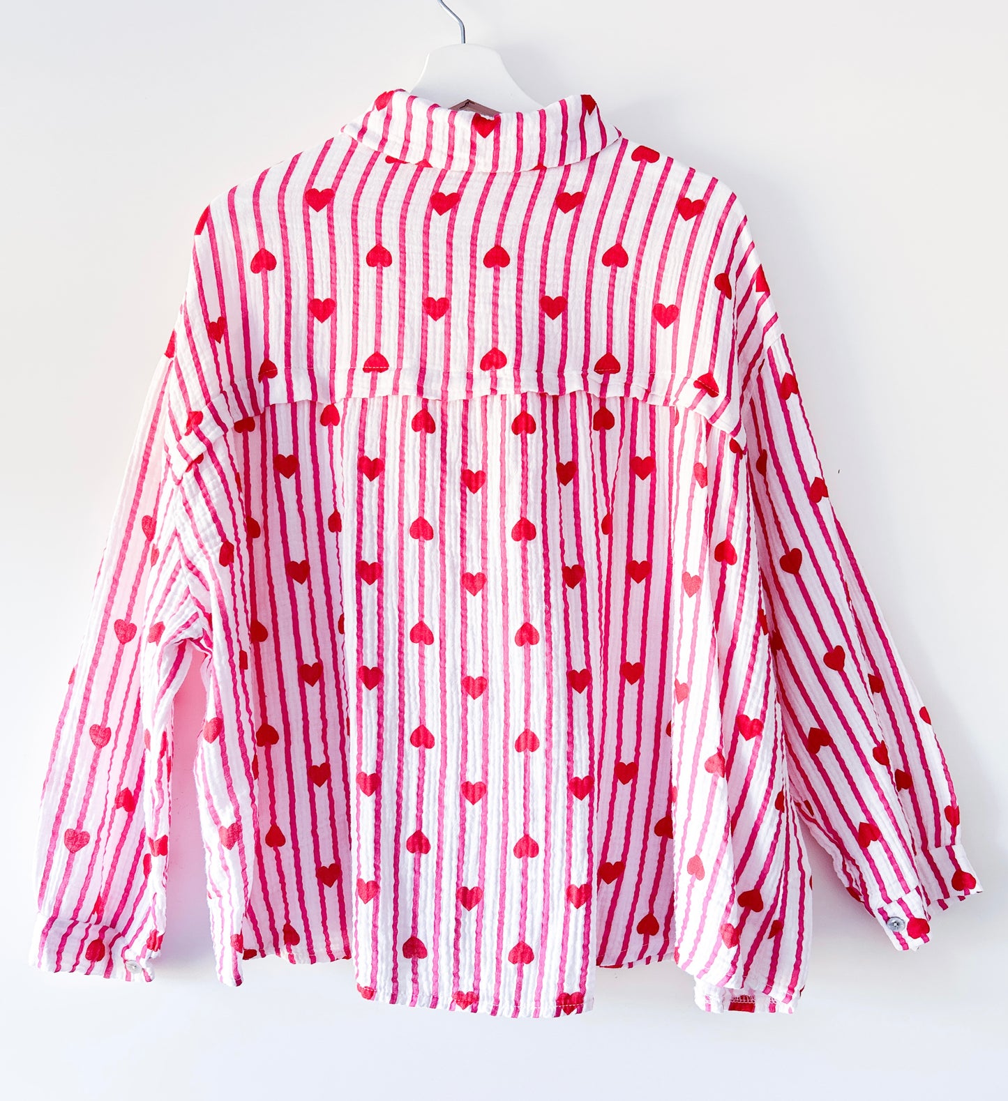Blouse - Love March fuchsia/rood