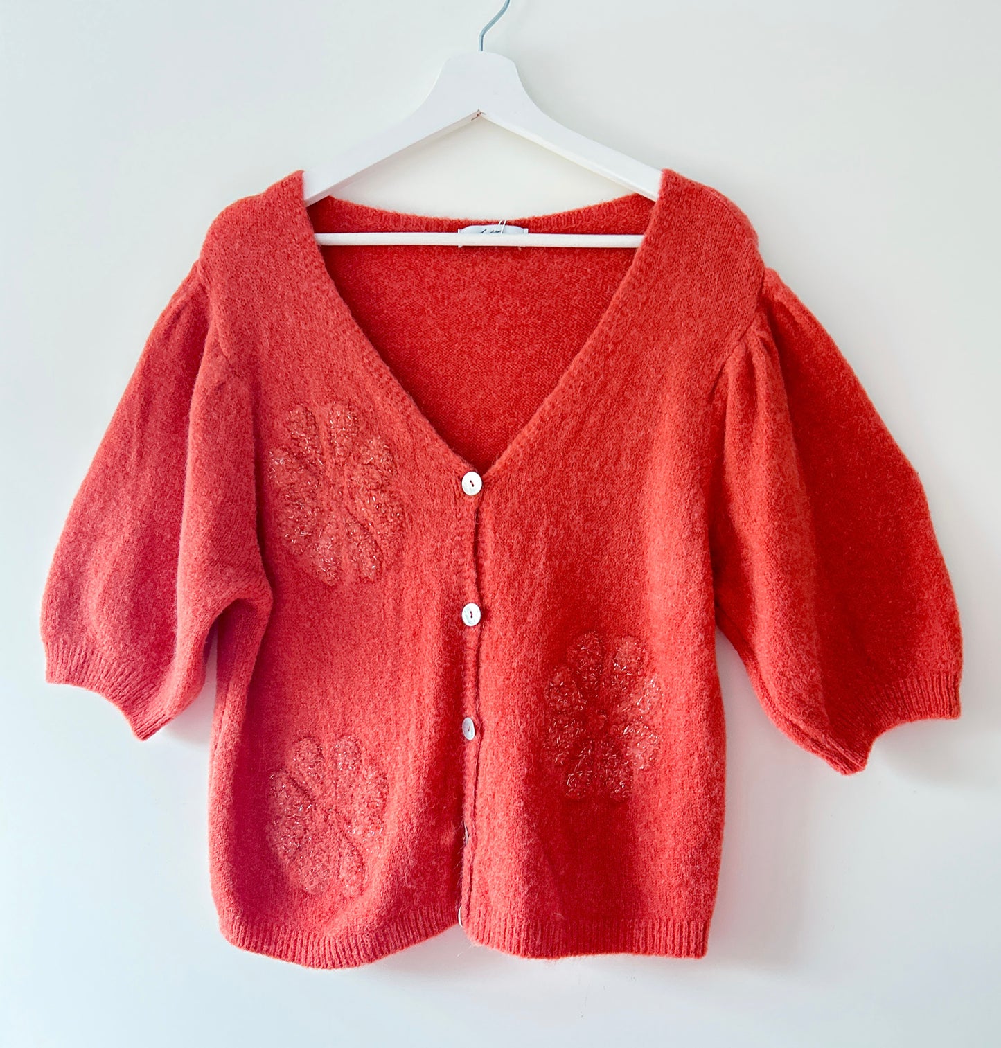 Knitted vest - Dina orange
