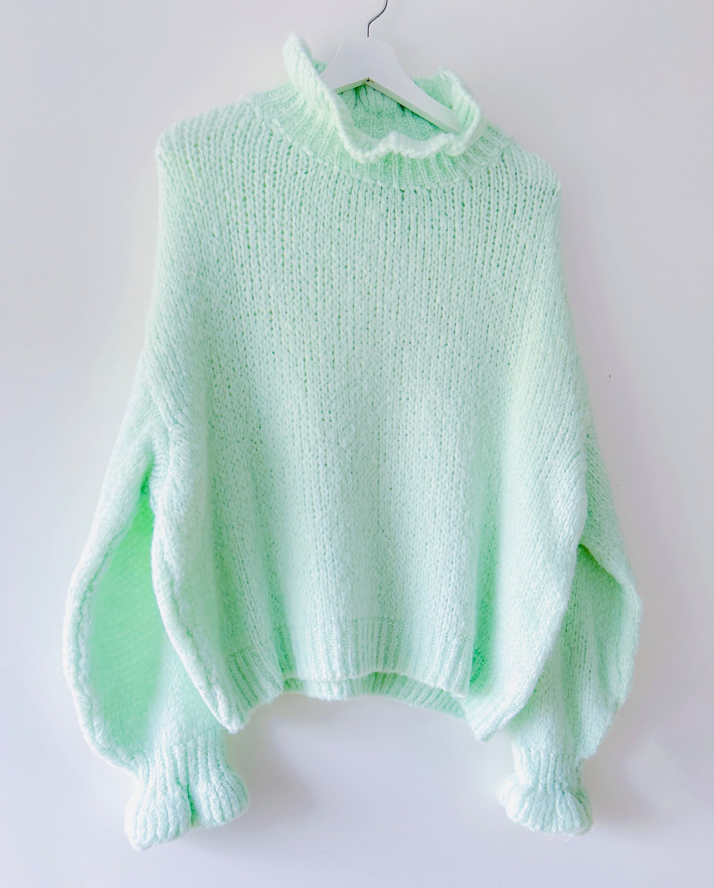 Trui - Rowan mintgroen