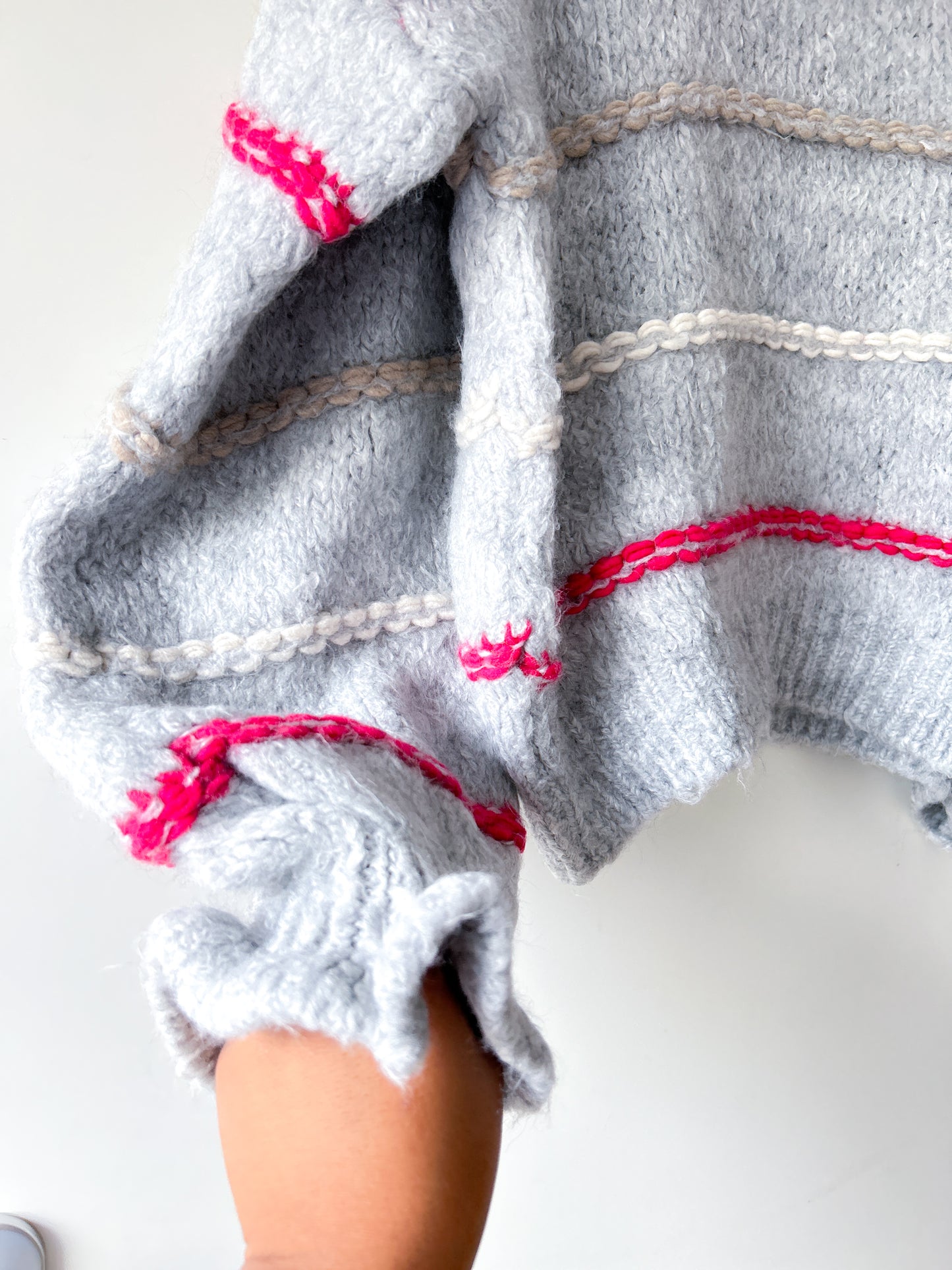 Trui - Ruffle Grijs