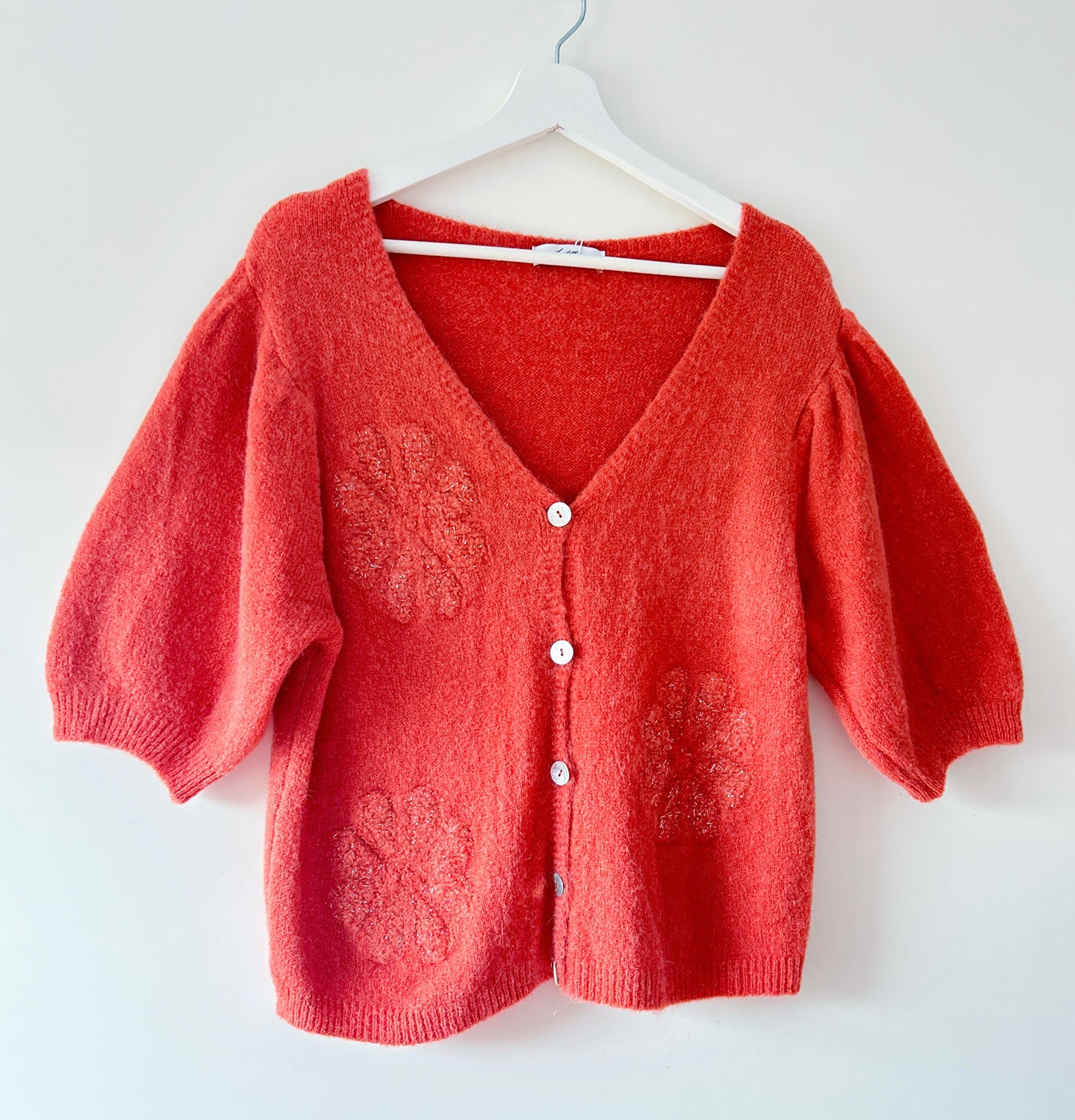 Knitted vest - Dina orange