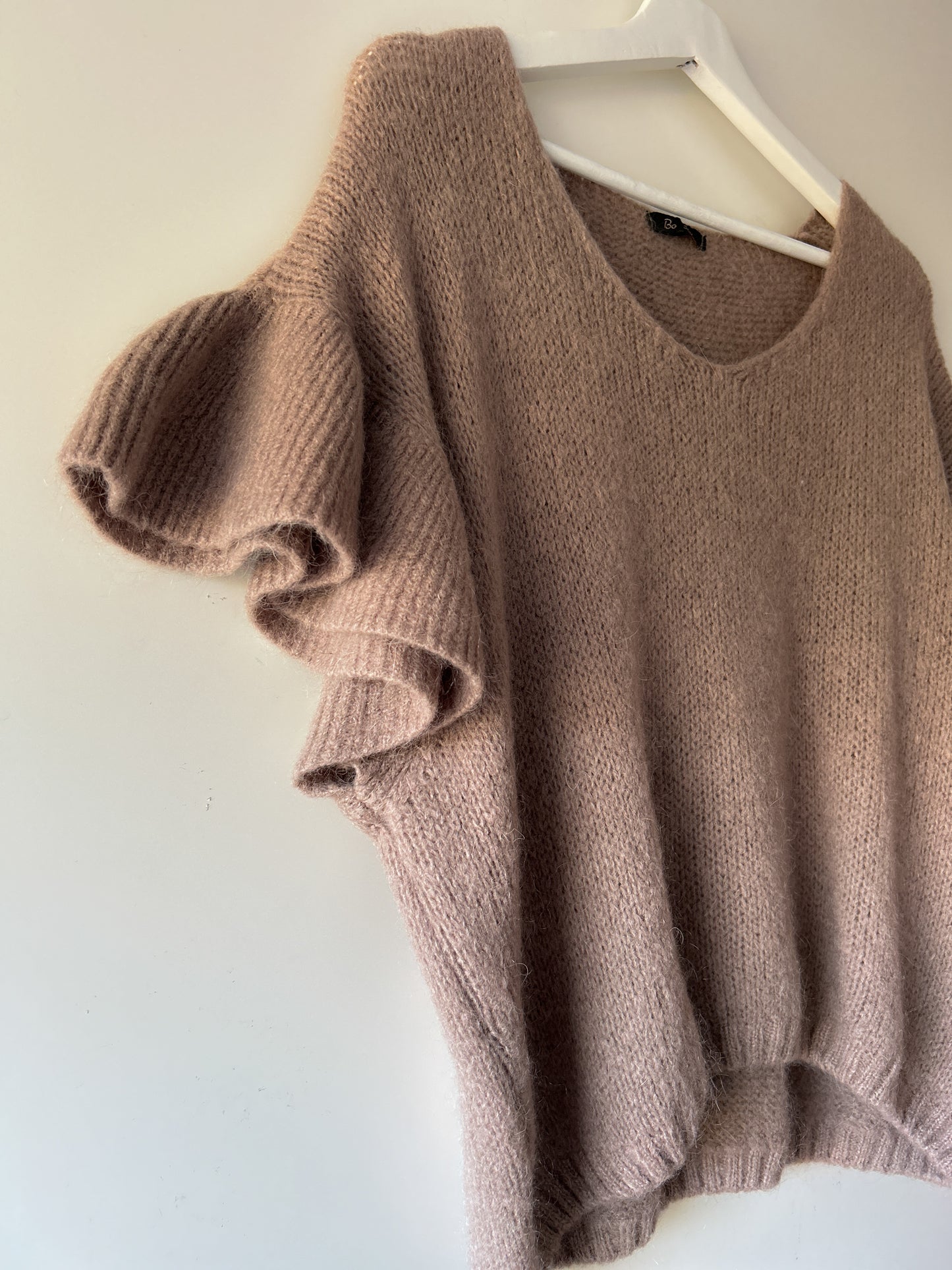 Sweater s/s - Eefje brown